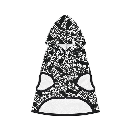 Live Love Rebel™ Pet Hoodie - Stylish Dog Jacket for Cool Pets