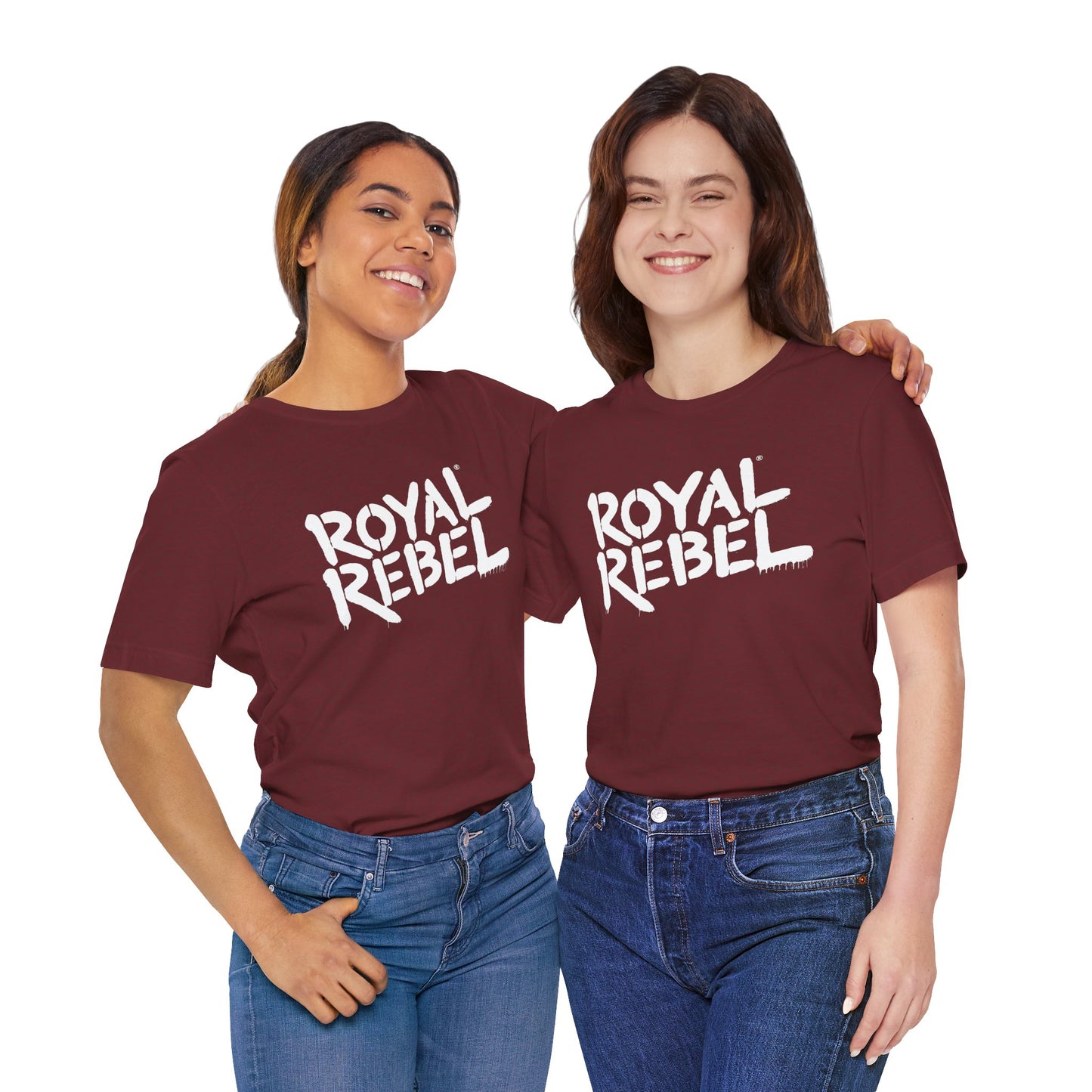 Royal Rebel Unisex Jersey Tee - Bold Street Art Inspired Design