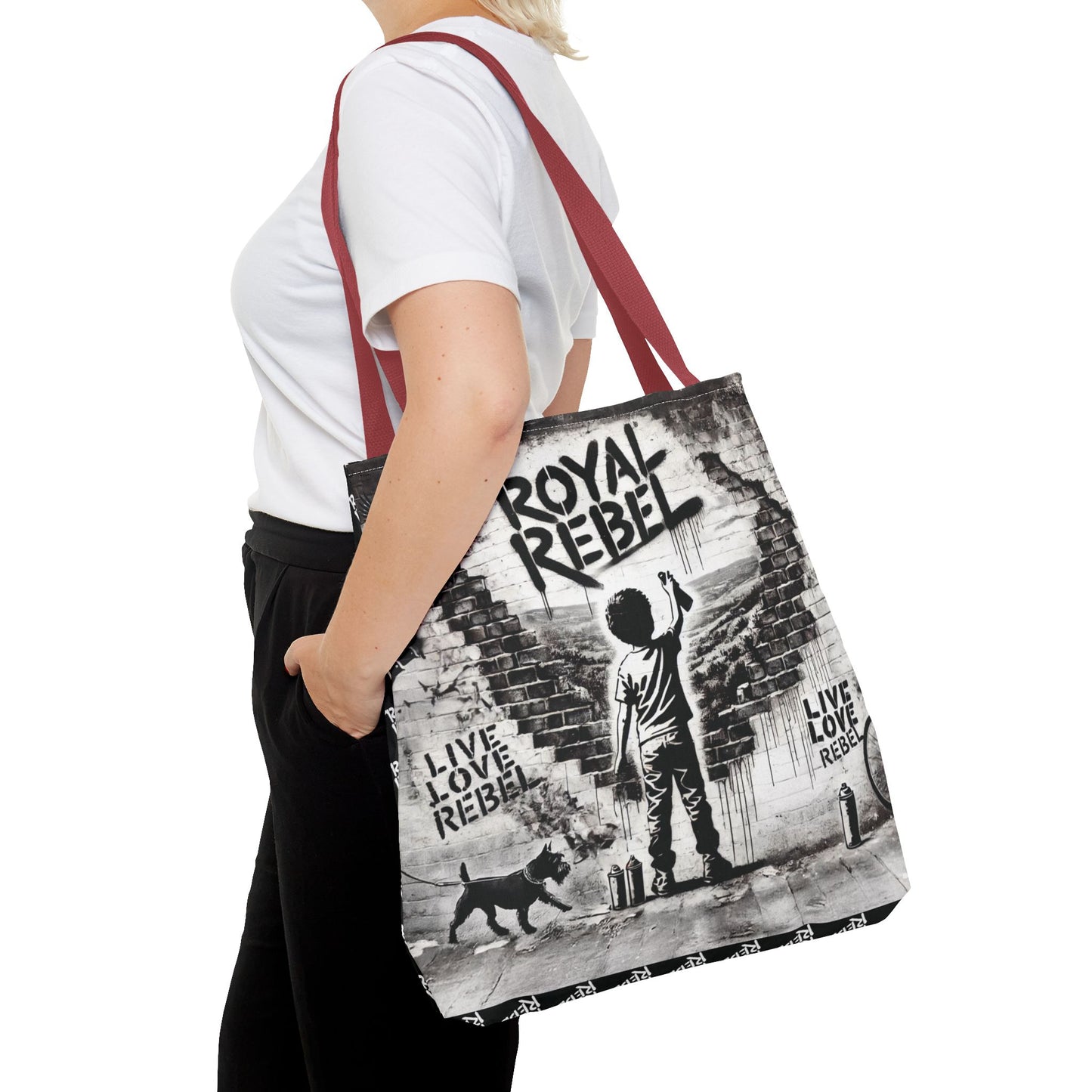 Royal Rebel Tote Bag - Live Love Rebel Urban Style