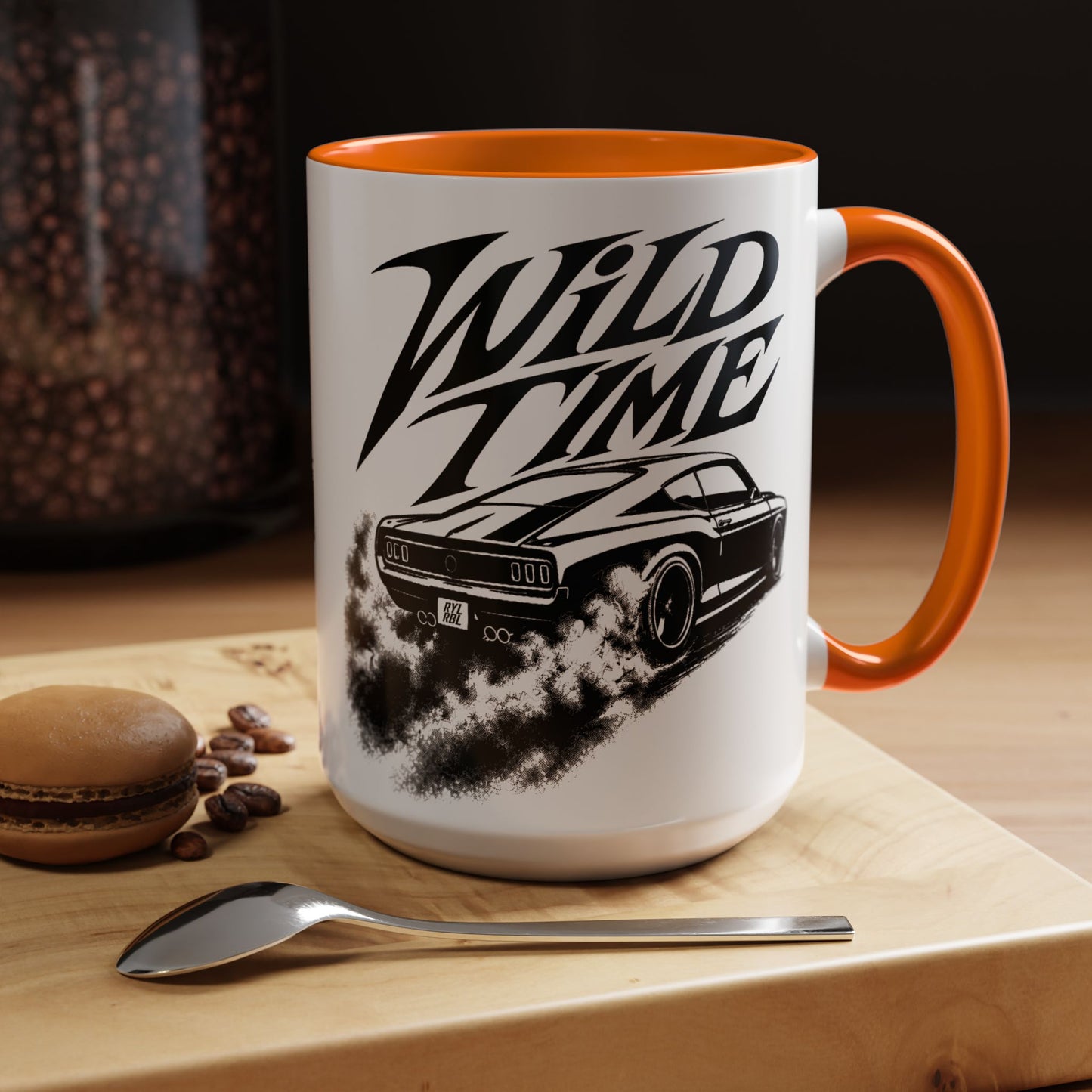 Coffee Mug - 'Wild Time' Muscle Car Accent Mug 15 oz