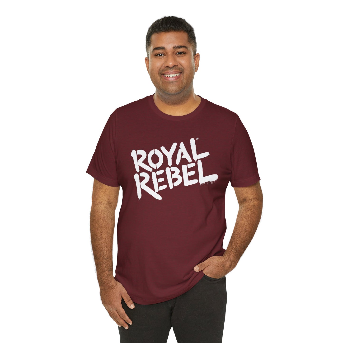 Royal Rebel Unisex Jersey Tee - Bold Street Art Inspired Design