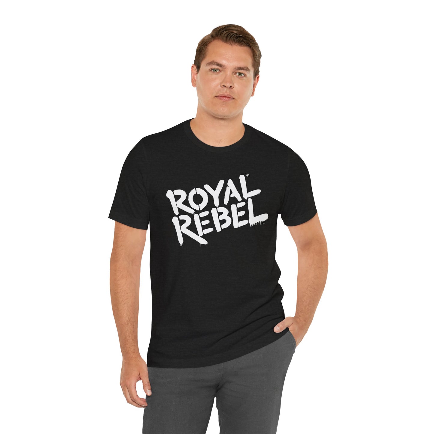 Royal Rebel Unisex Jersey Tee - Bold Street Art Inspired Design