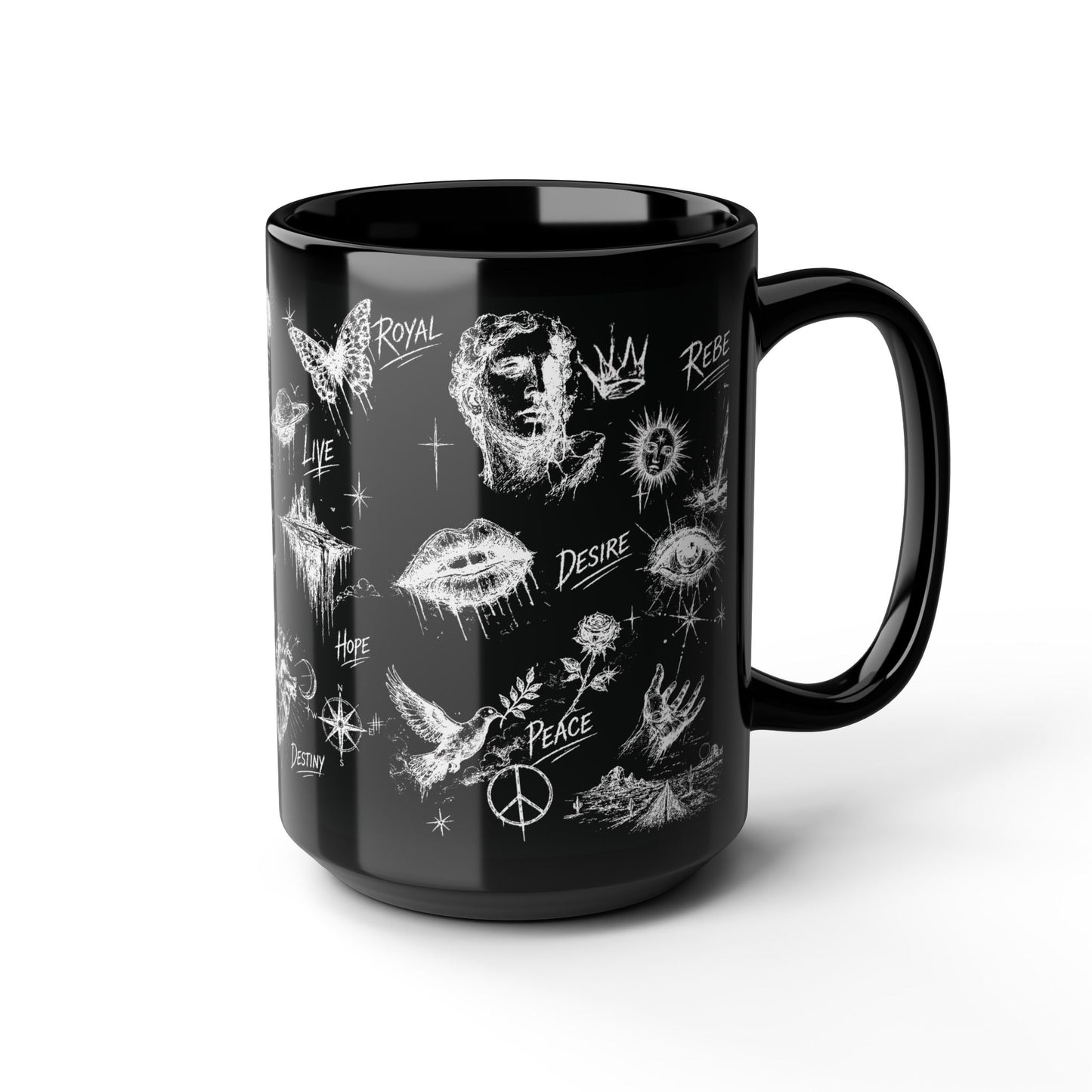 Royal Rebel® Ethereal Sketch - 15oz Mug