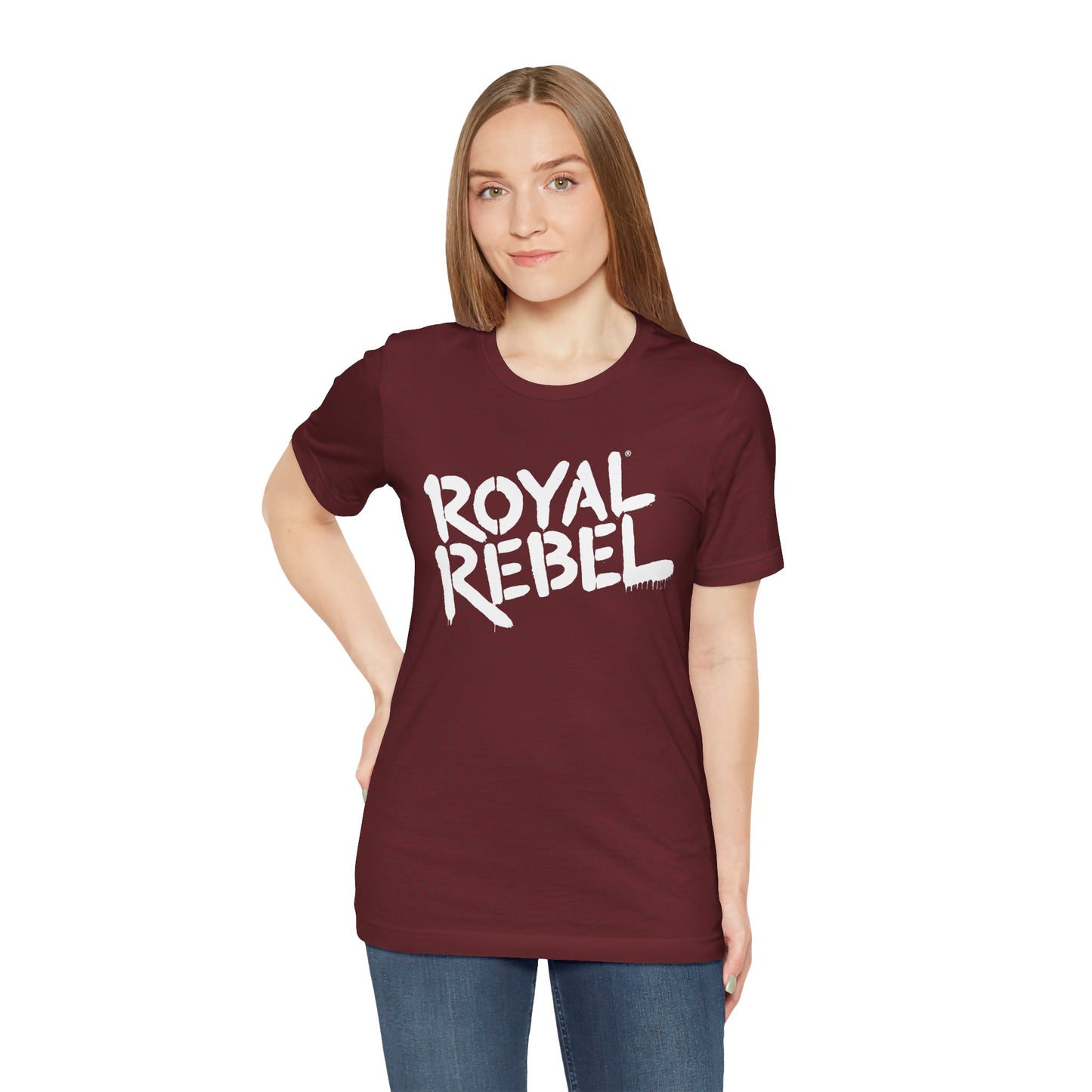 Royal Rebel Unisex Jersey Tee - Bold Street Art Inspired Design