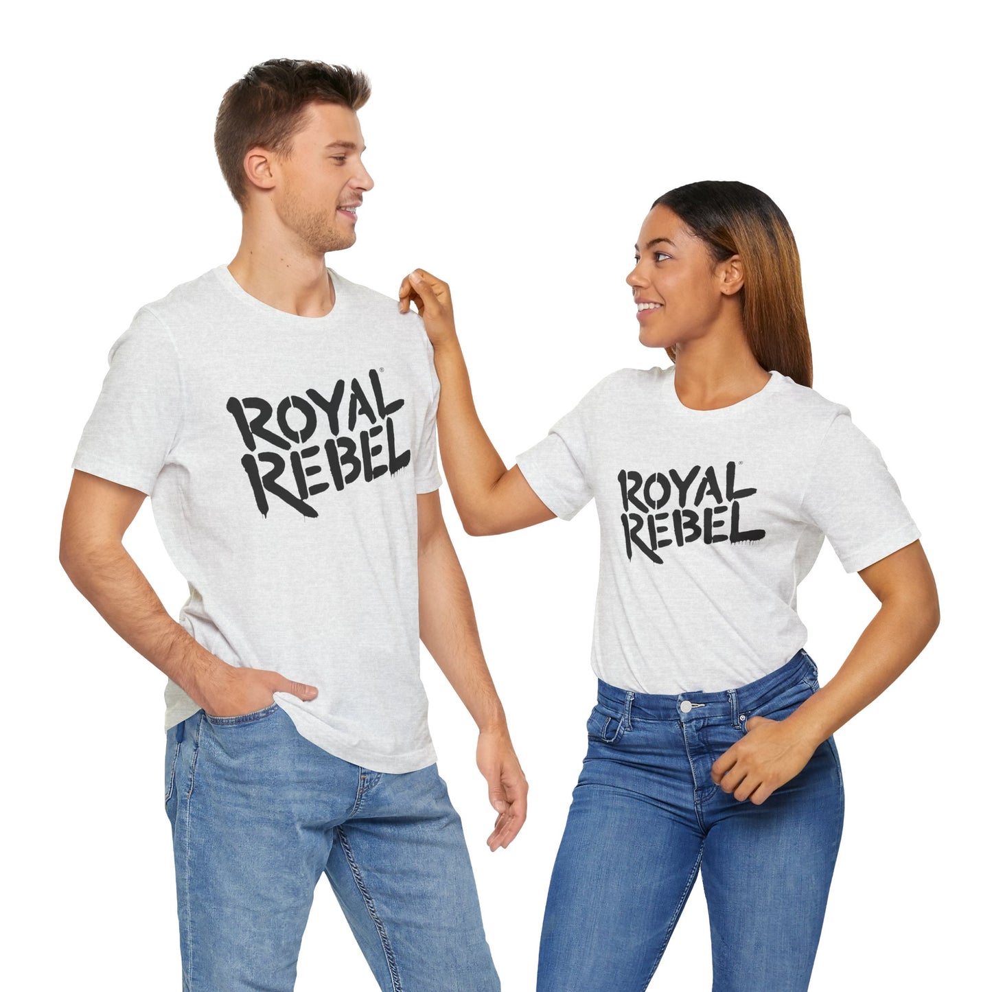 Royal Rebel Unisex Jersey Tee - Bold Street Art Inspired Design