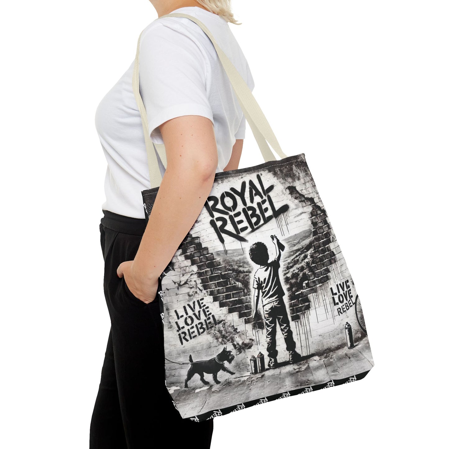 Royal Rebel Tote Bag - Live Love Rebel Urban Style