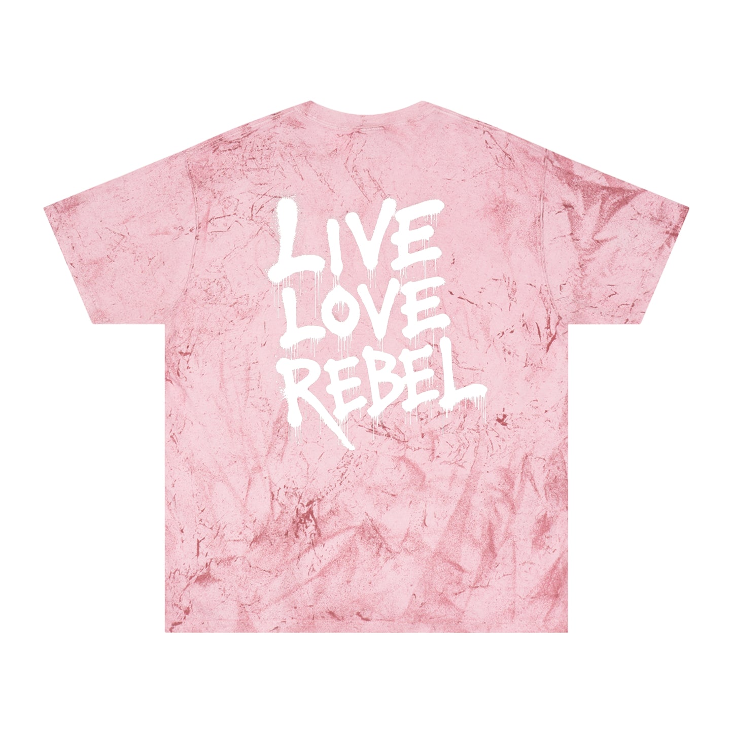 Live Love Rebel™ Unisex Color Blast T-Shirt - Vibrant Casual Wear for Trendsetters