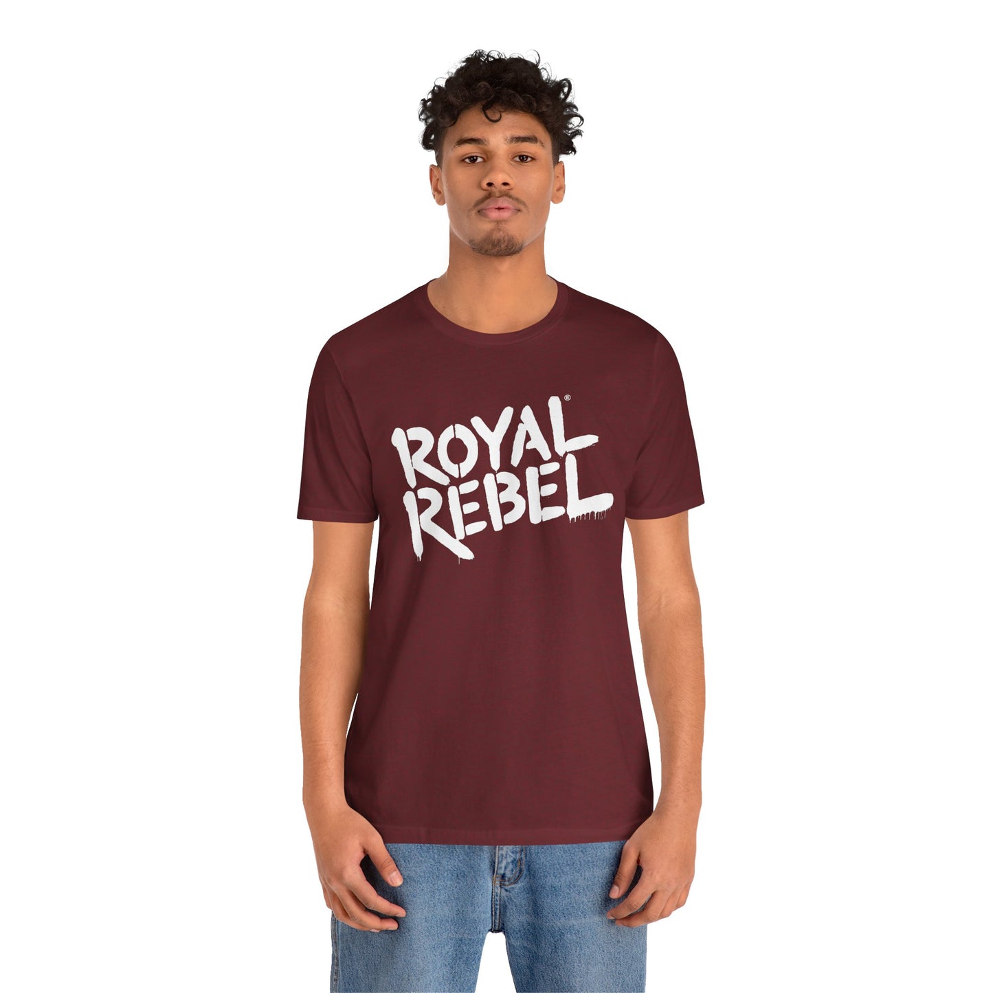 Royal Rebel Unisex Jersey Tee - Bold Street Art Inspired Design