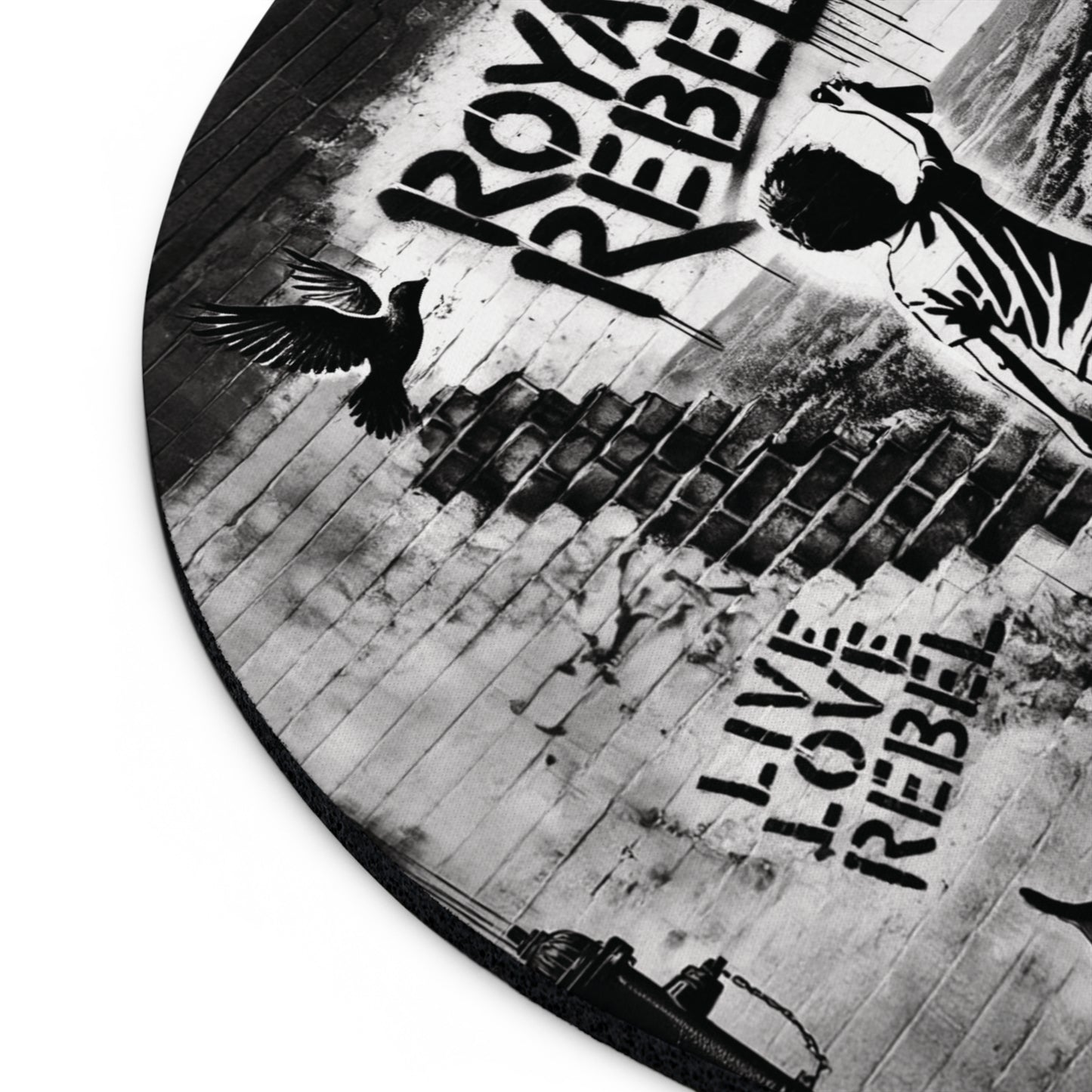 Royal Rebel® Graffiti Design Mouse Pad - Stylish & Durable