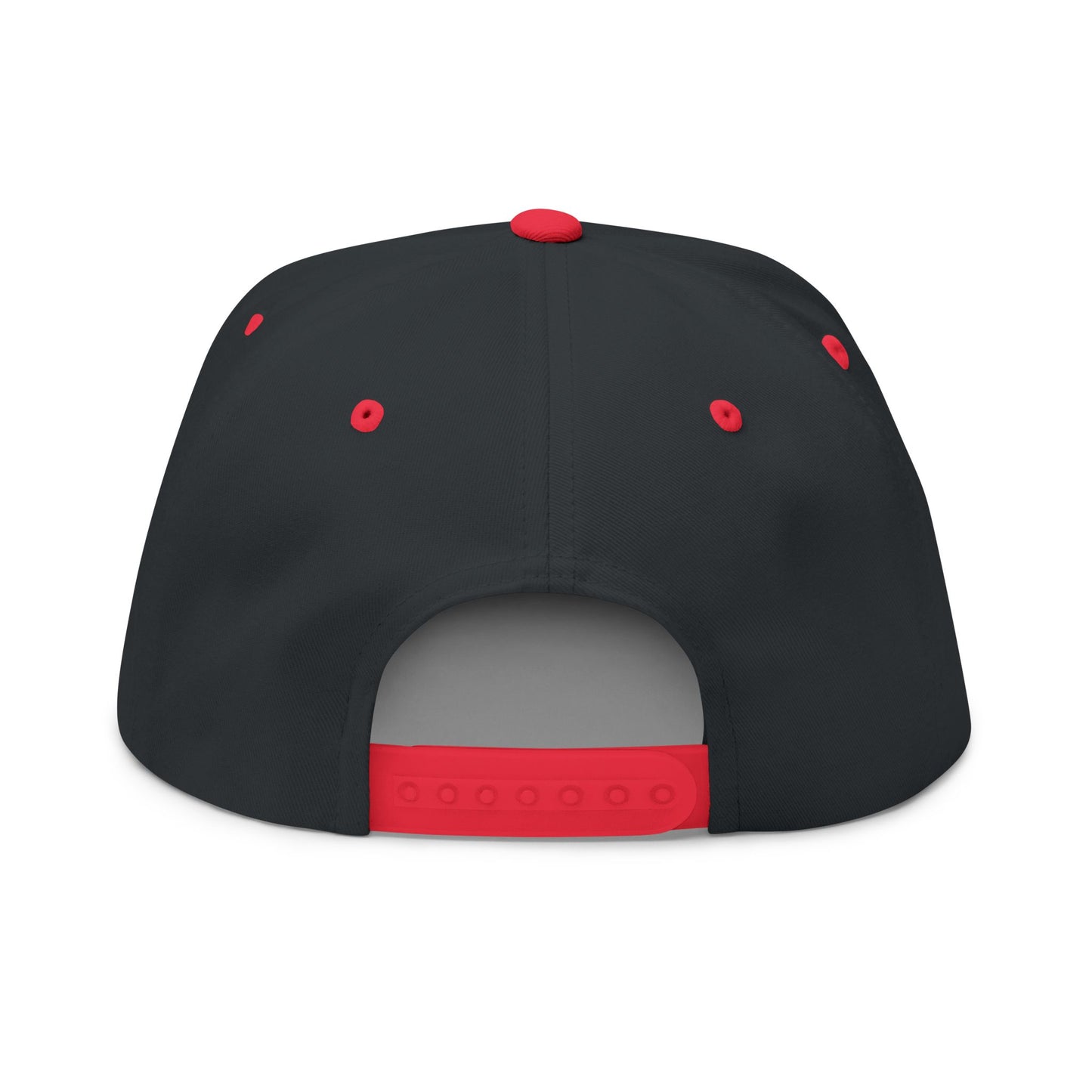 Royal Rebel Embroidered Flat Bill Cap - Trendy Streetwear Hat for Fashion Enthusiasts