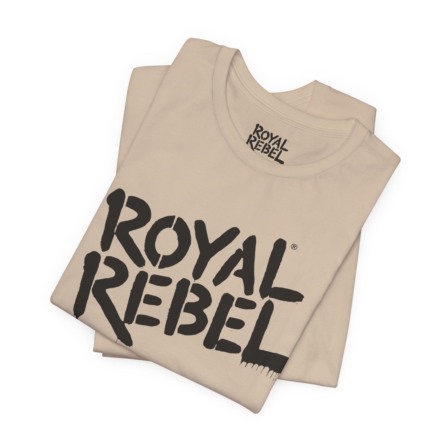 Royal Rebel Unisex Jersey Tee - Bold Street Art Inspired Design