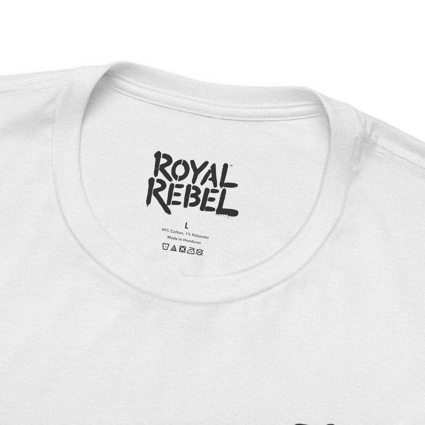 Royal Rebel Unisex Jersey Tee - Bold Street Art Inspired Design