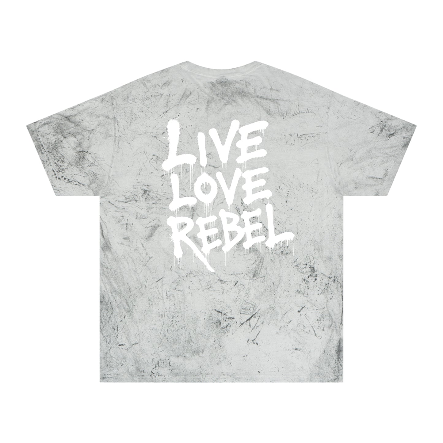 Live Love Rebel™ Unisex Color Blast T-Shirt - Vibrant Casual Wear for Trendsetters