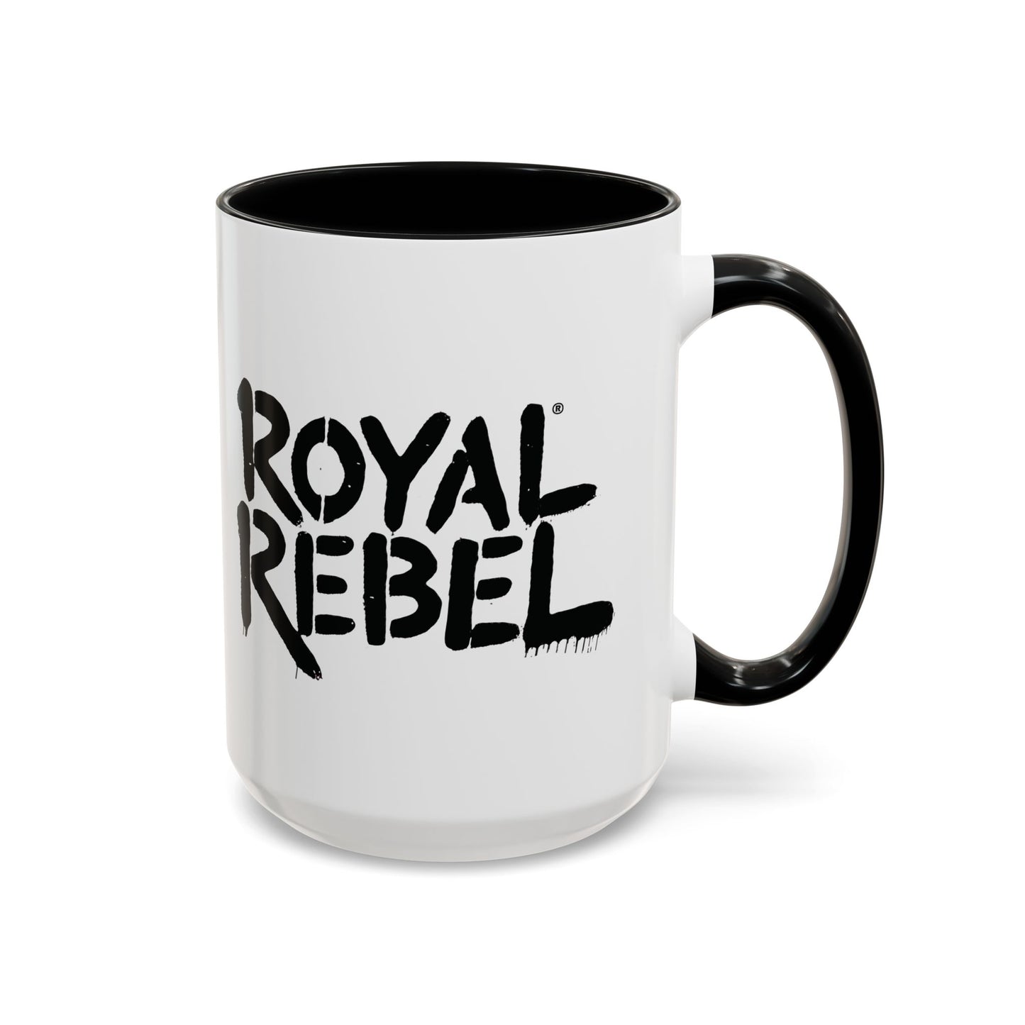 Royal Rebel Accent Coffee Mug - Bold Statement Drinkware for Coffee Lovers