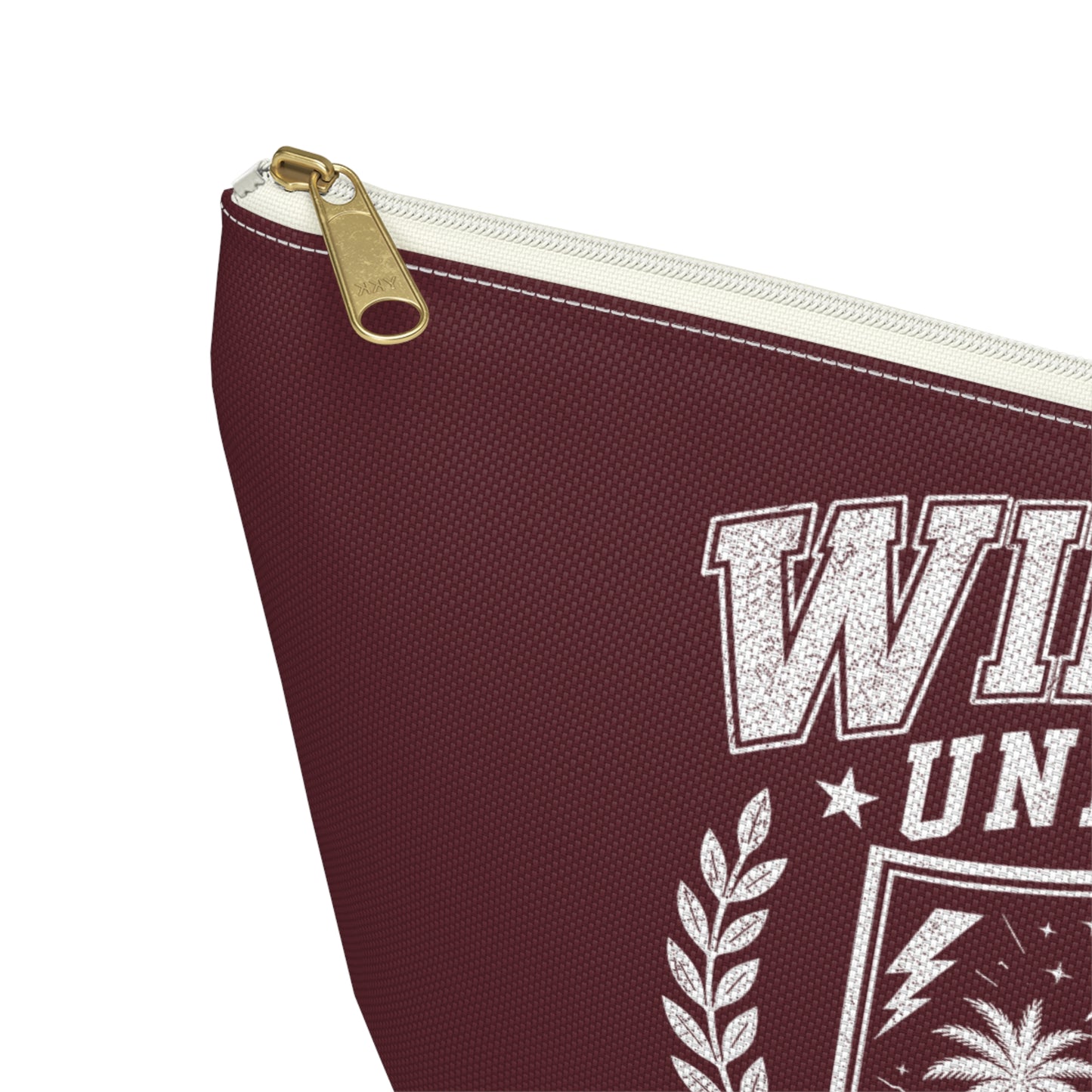 Wild Time™ University Maroon Accessory Pouch - Travel Zip Bag