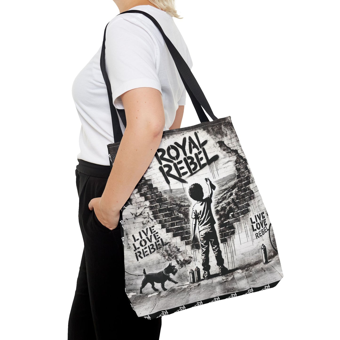 Royal Rebel Tote Bag - Live Love Rebel Urban Style
