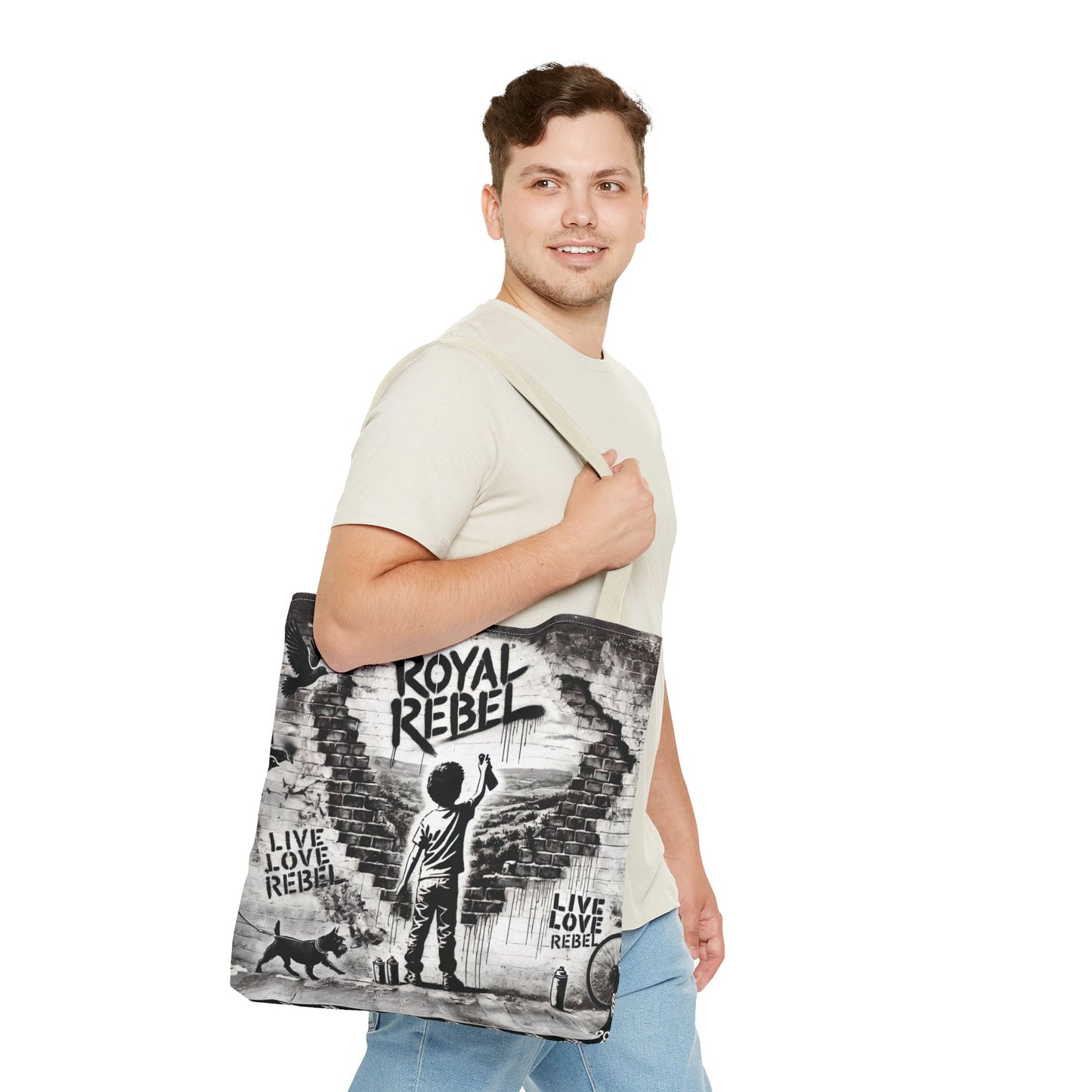 Royal Rebel Tote Bag - Live Love Rebel Urban Style