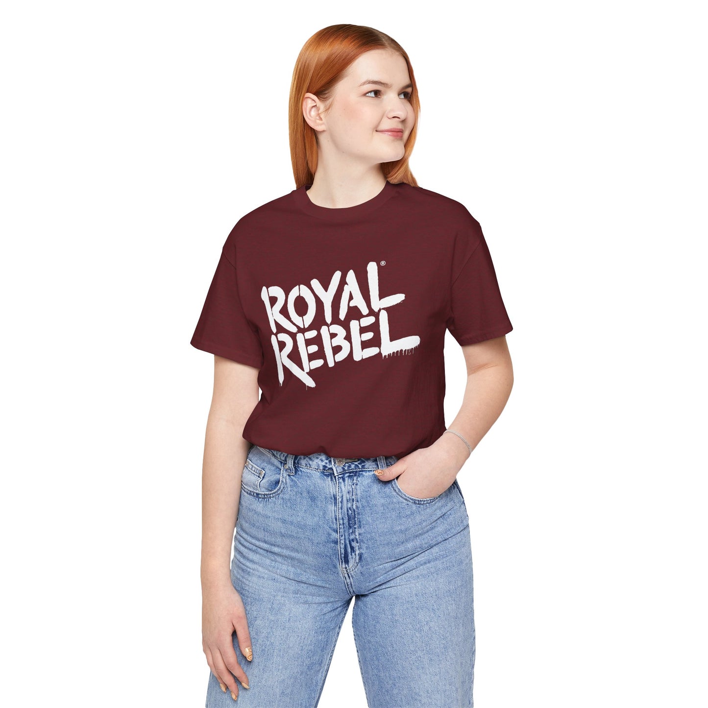 Royal Rebel Unisex Jersey Tee - Bold Street Art Inspired Design