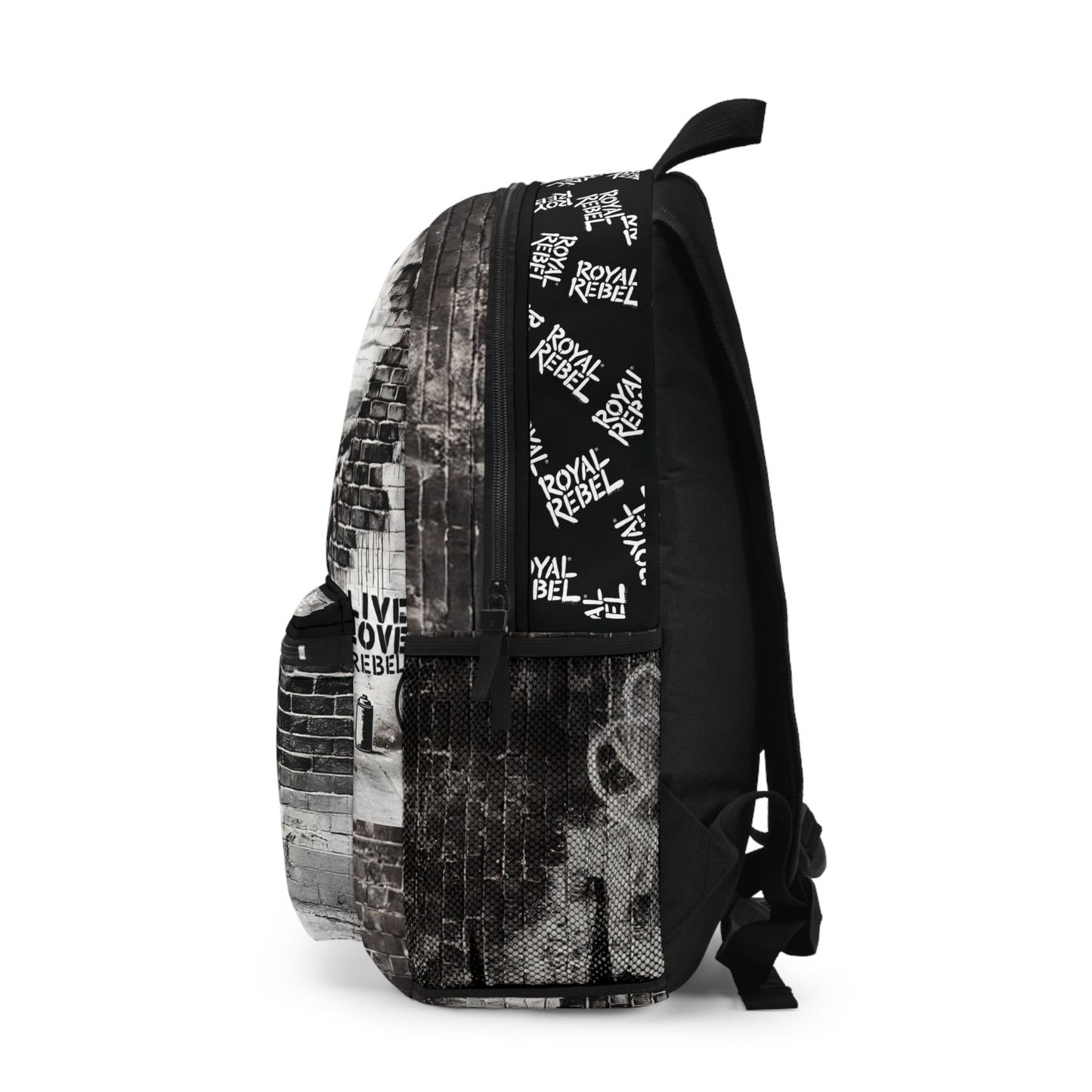 Royal Rebel Graffiti Backpack - Urban Style for Adventurers & Creatives