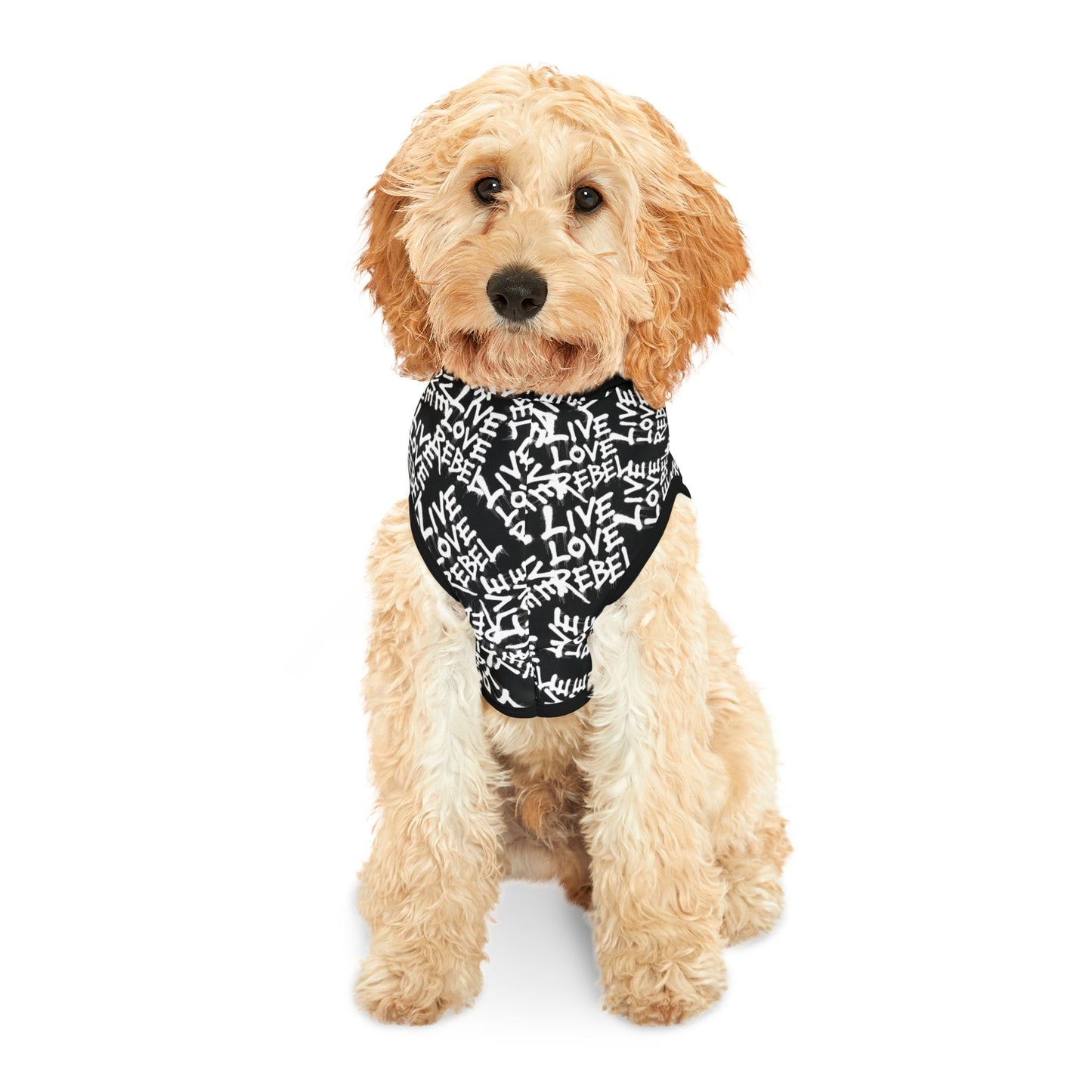 Live Love Rebel Pet Hoodie - Stylish Dog Jacket for Cool Pets