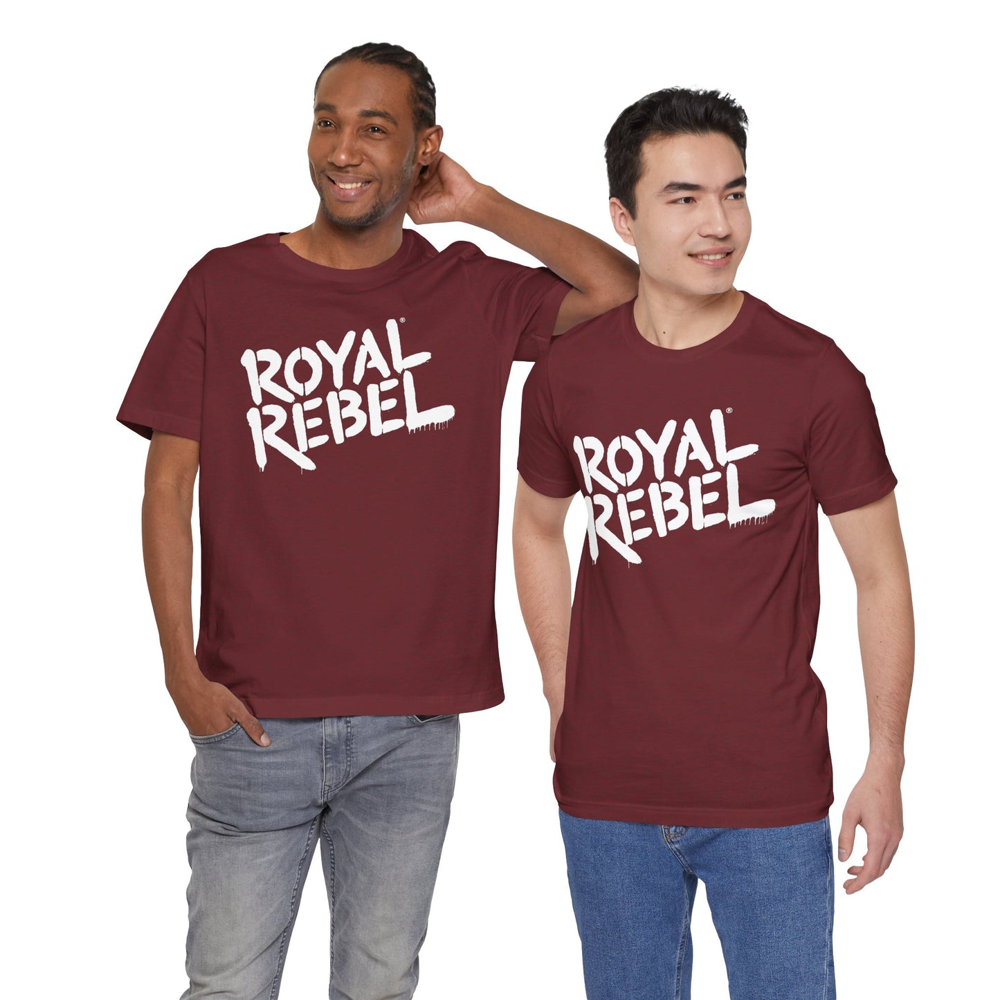 Royal Rebel Unisex Jersey Tee - Bold Street Art Inspired Design