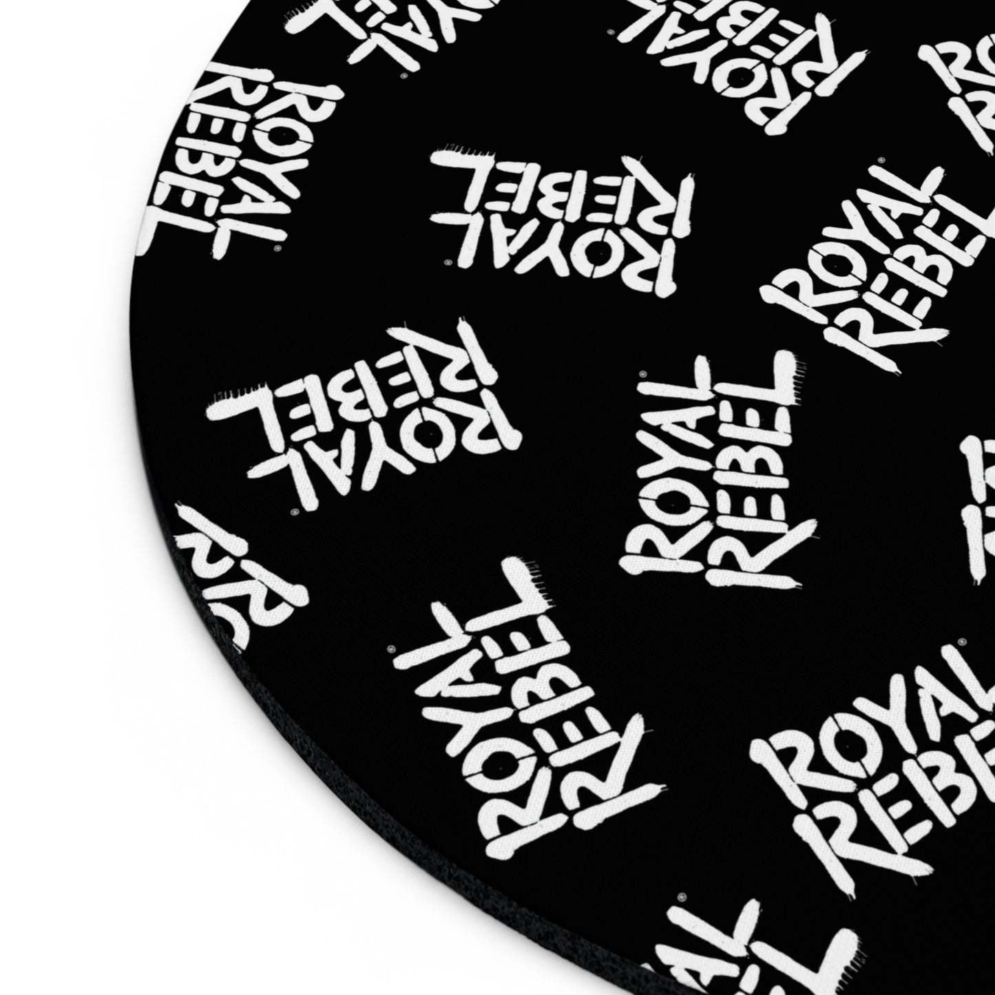 Royal Rebel® Black Mouse Pad - Stylish & Durable Gaming Desk Accessory
