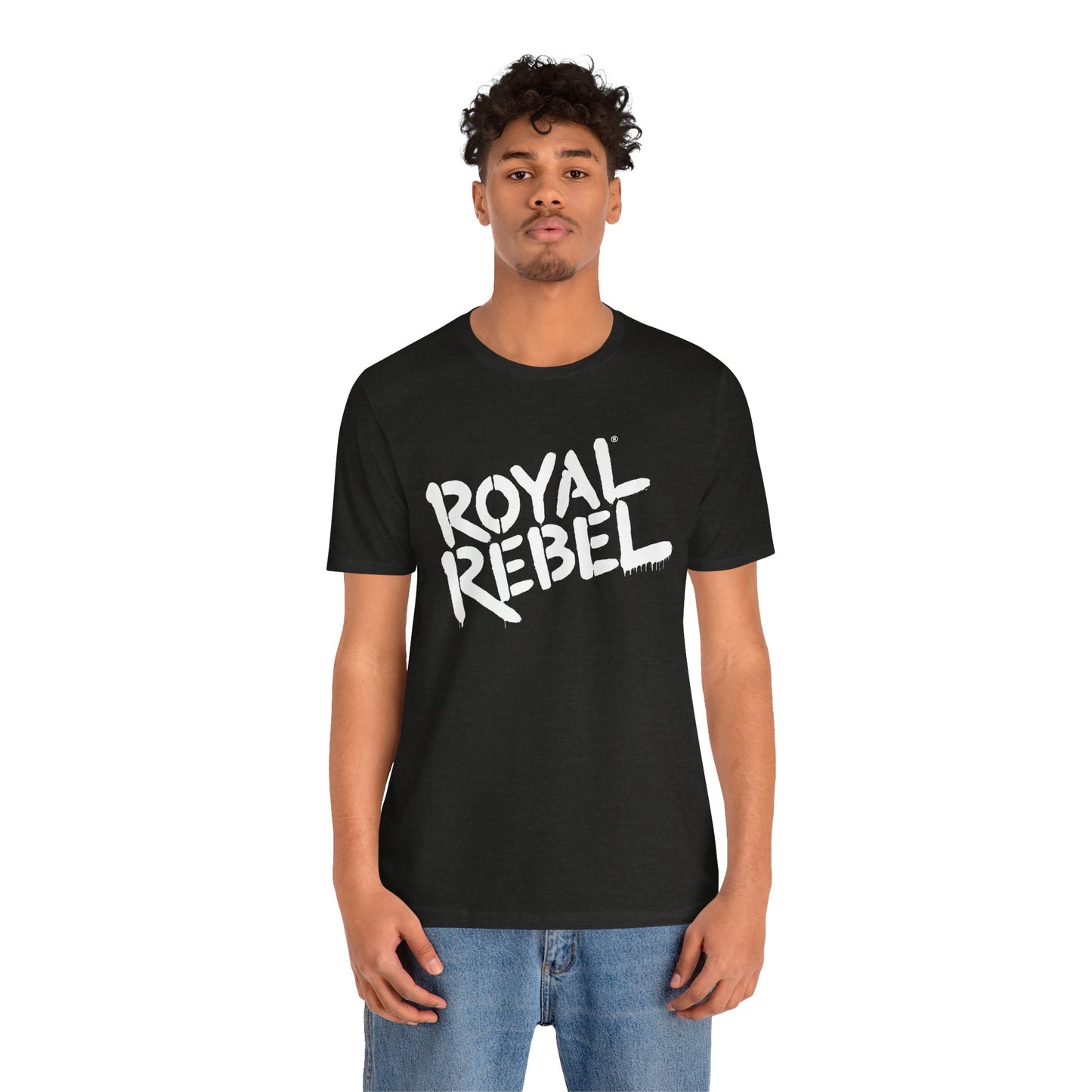 Royal Rebel Unisex Jersey Tee - Bold Street Art Inspired Design