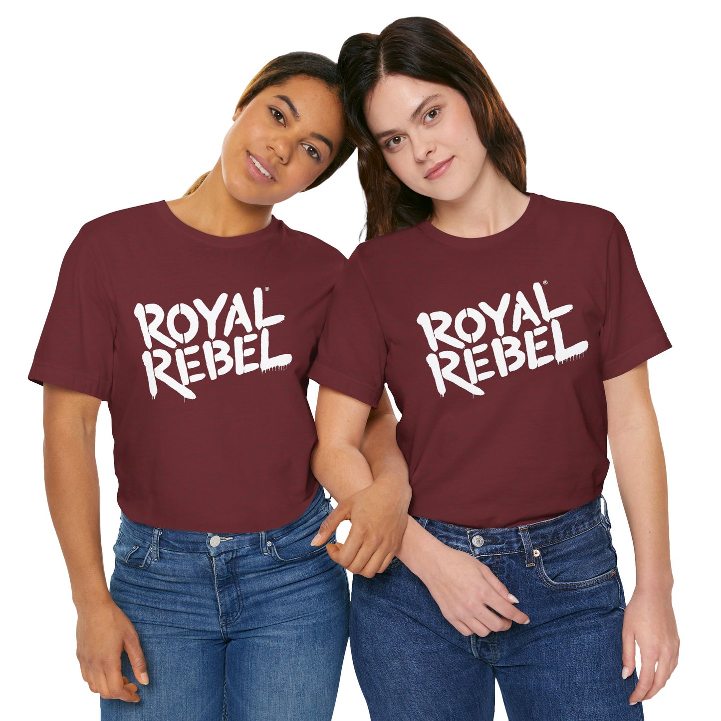 Royal Rebel Unisex Jersey Tee - Bold Street Art Inspired Design