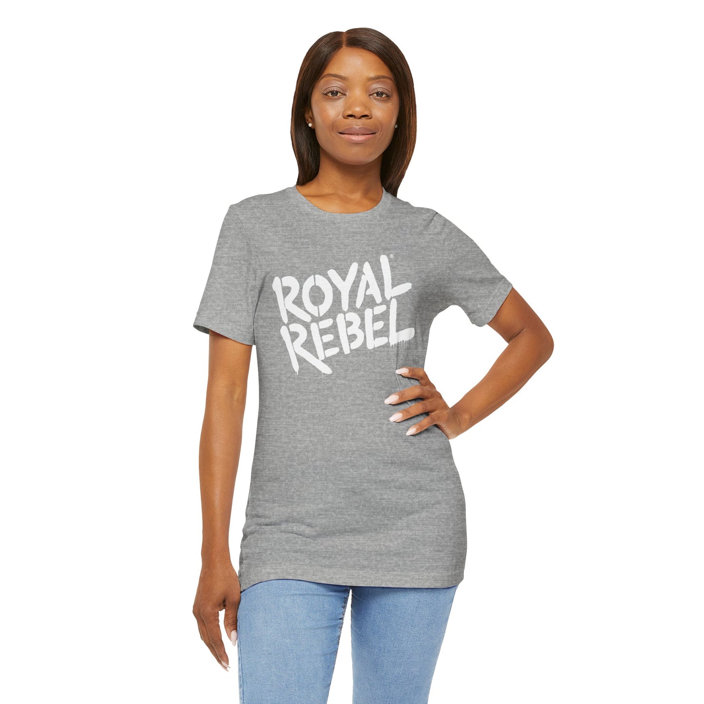 Royal Rebel Unisex Jersey Tee - Bold Street Art Inspired Design