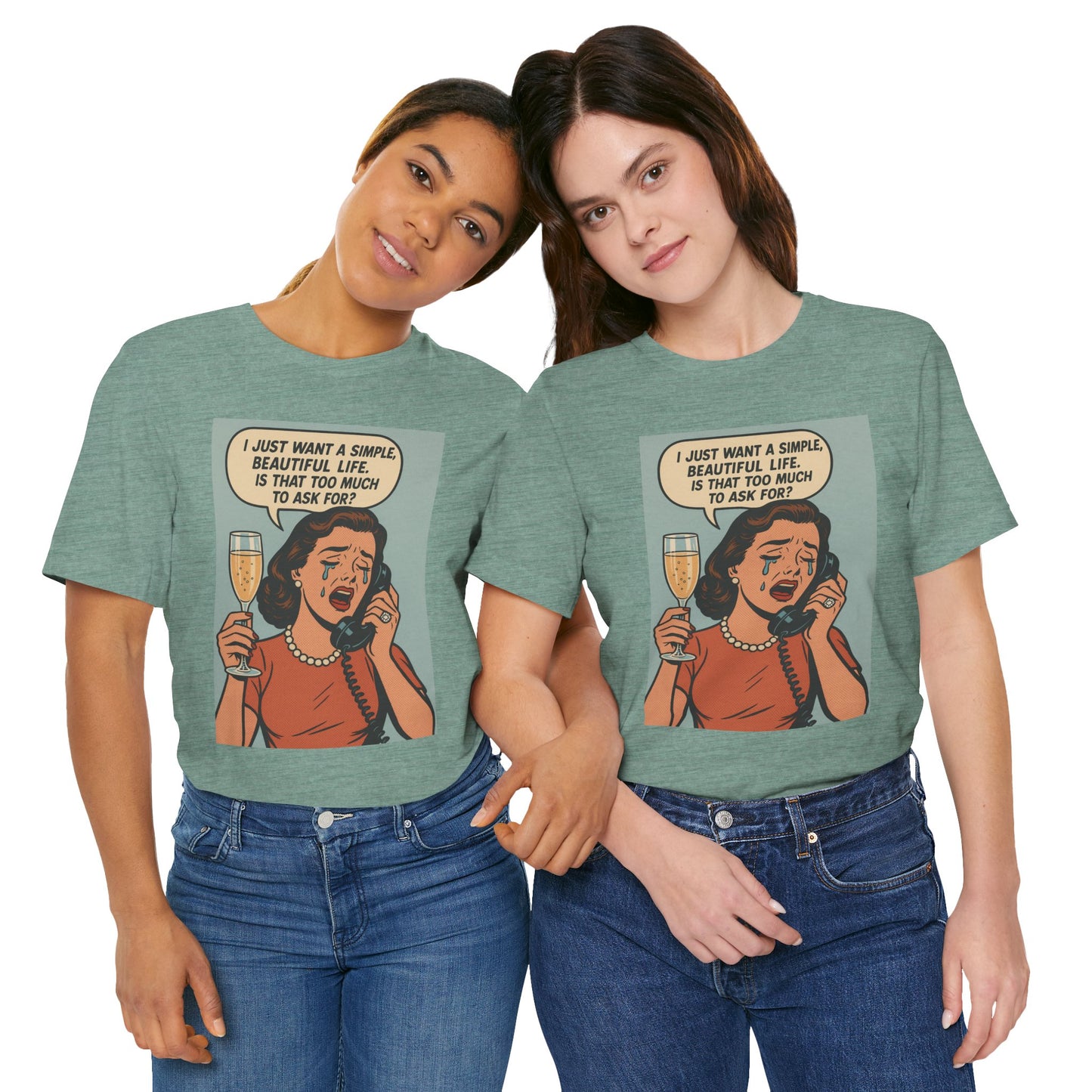 'I just want a simple life.....' - Luxe Social Life™ Graphic Tee