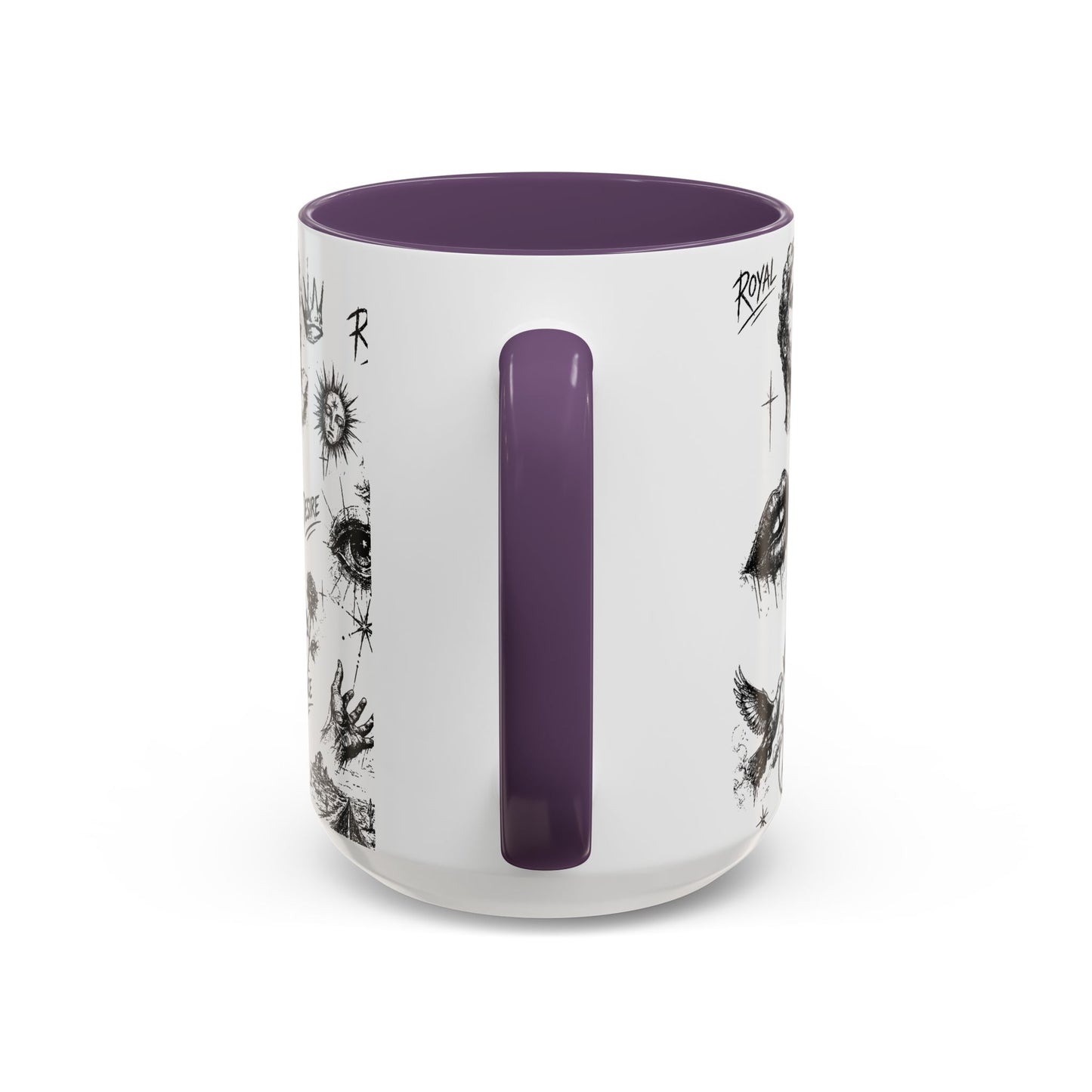 Rebel Sketch Accent Coffee Mug - Bold Statement Drinkware for Coffee Lovers
