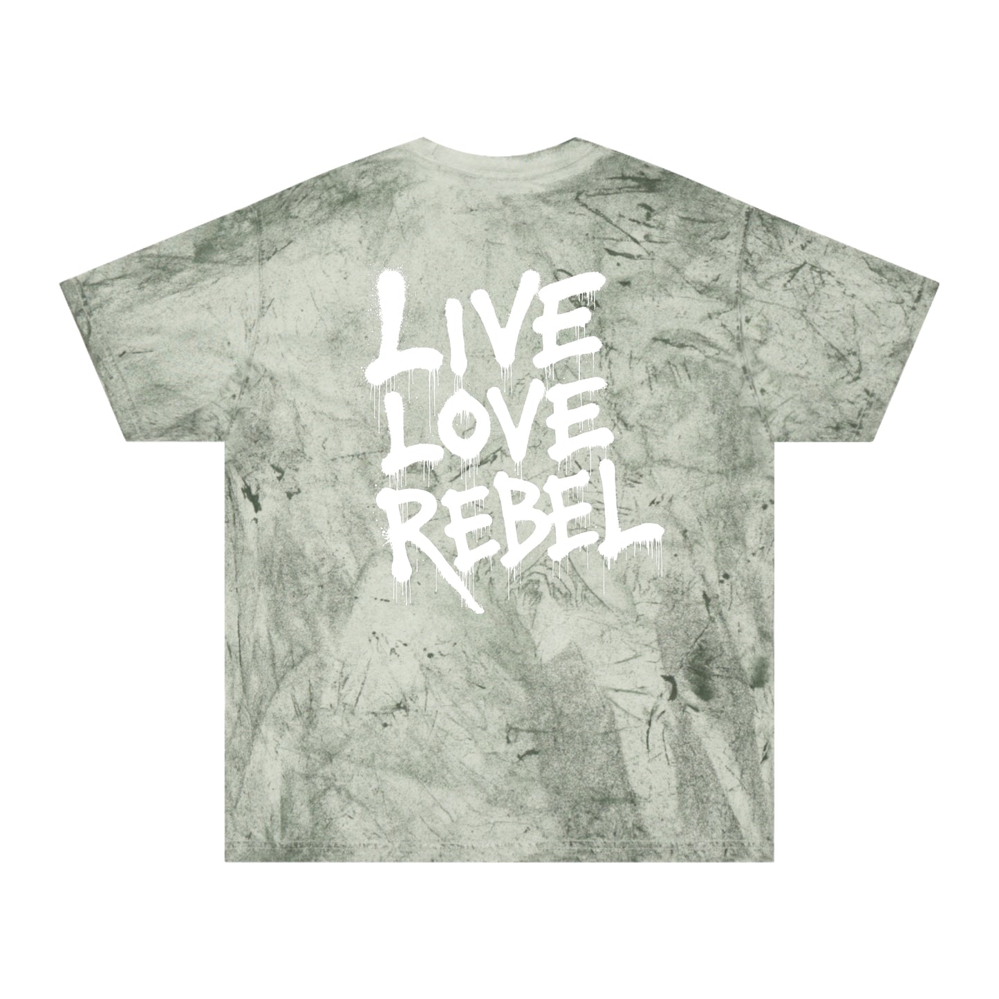Live Love Rebel™ Unisex Color Blast T-Shirt - Vibrant Casual Wear for Trendsetters
