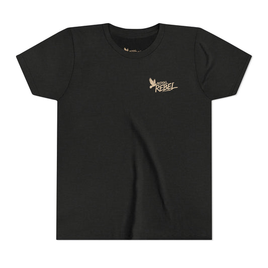 Royal Rebel Fly Youth Tee — Kids' Graphic Skate Streetwear T-Shirt