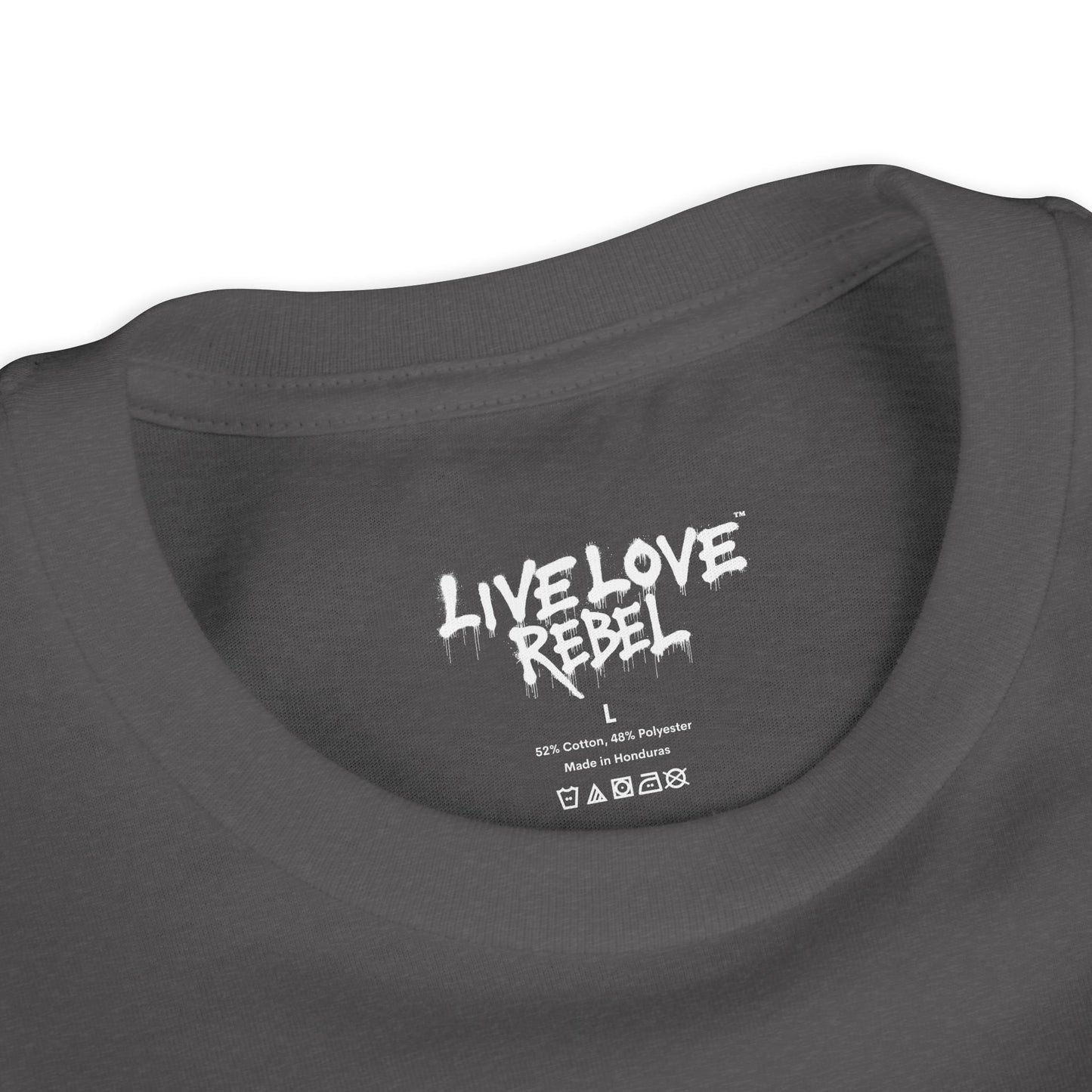 Live Love Rebel Youth Tee — Kids' Graphic Skate Streetwear T-Shirt