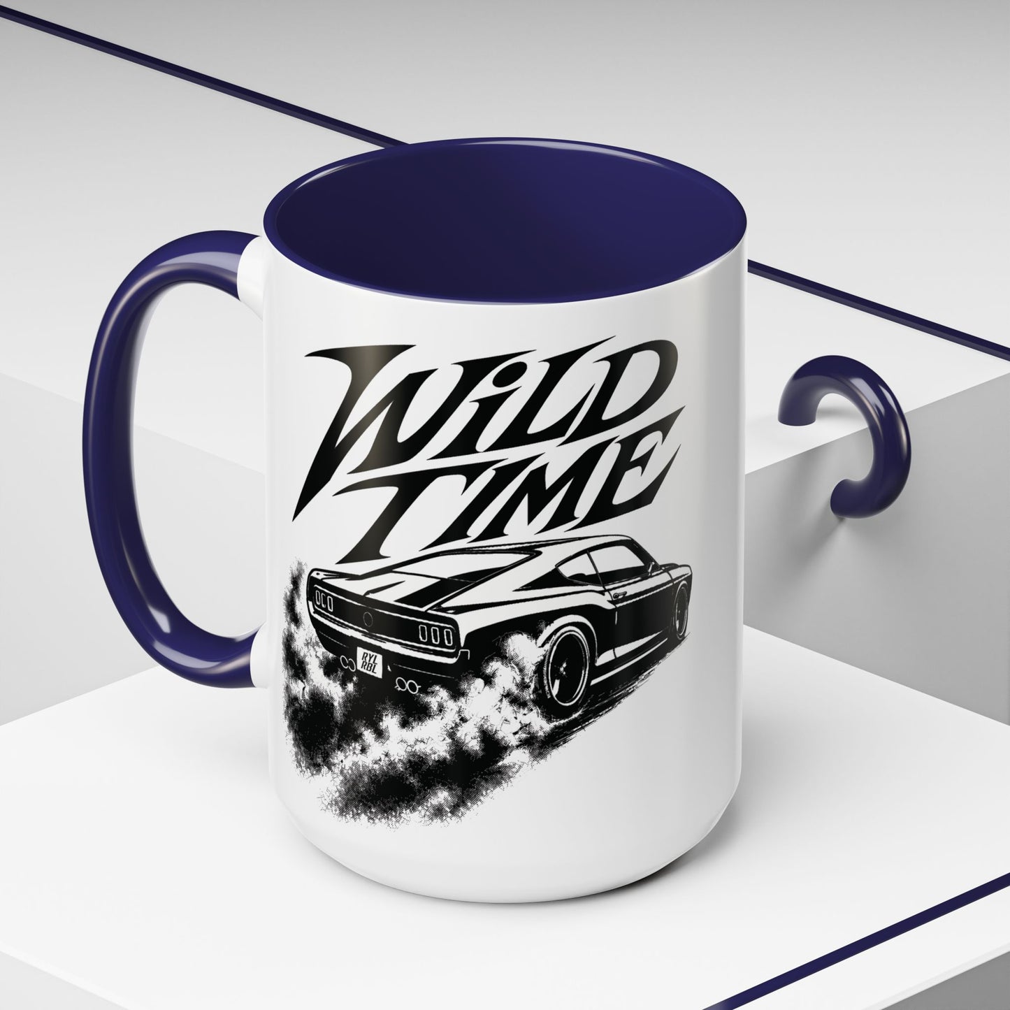 Coffee Mug - 'Wild Time' Muscle Car Accent Mug 15 oz