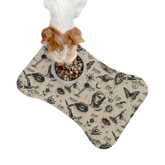 Rebel Sketch - Pet Feeding Mat