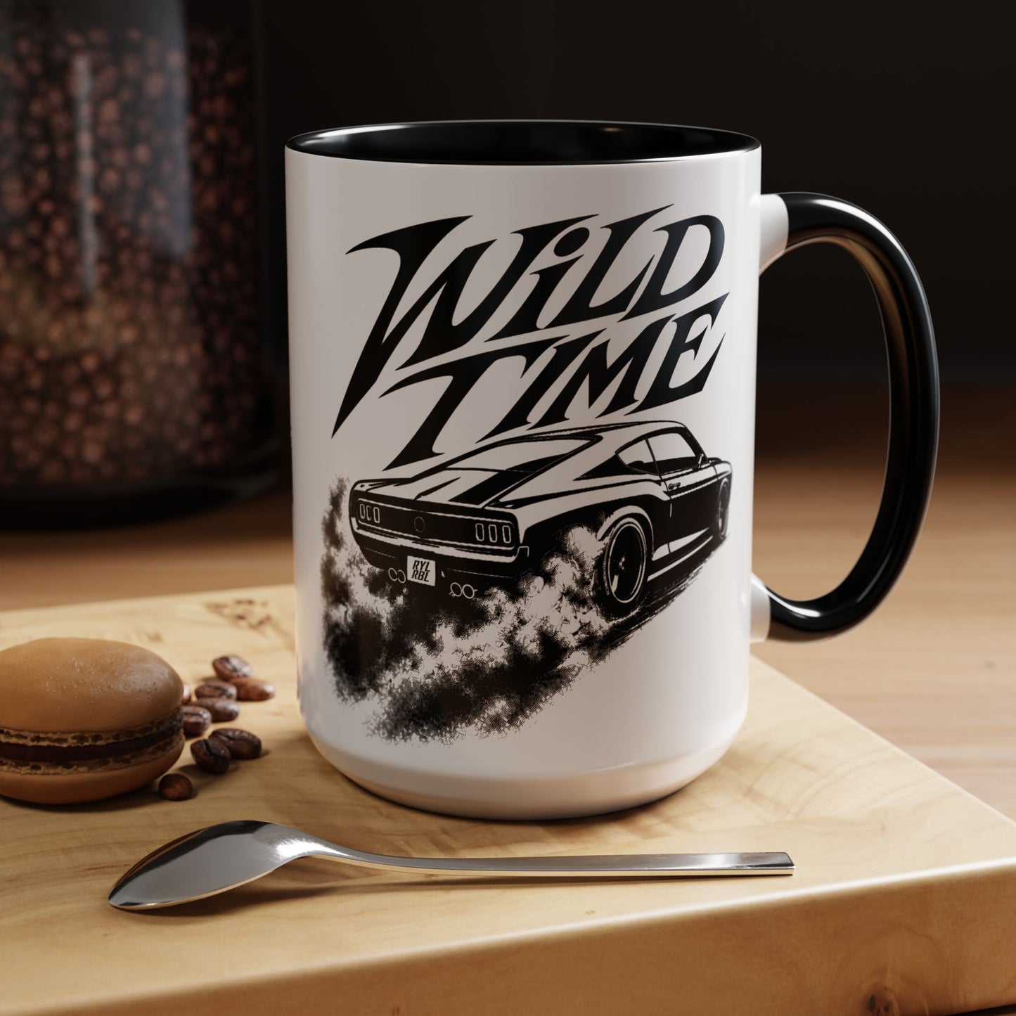Coffee Mug - 'Wild Time' Muscle Car Accent Mug 15 oz
