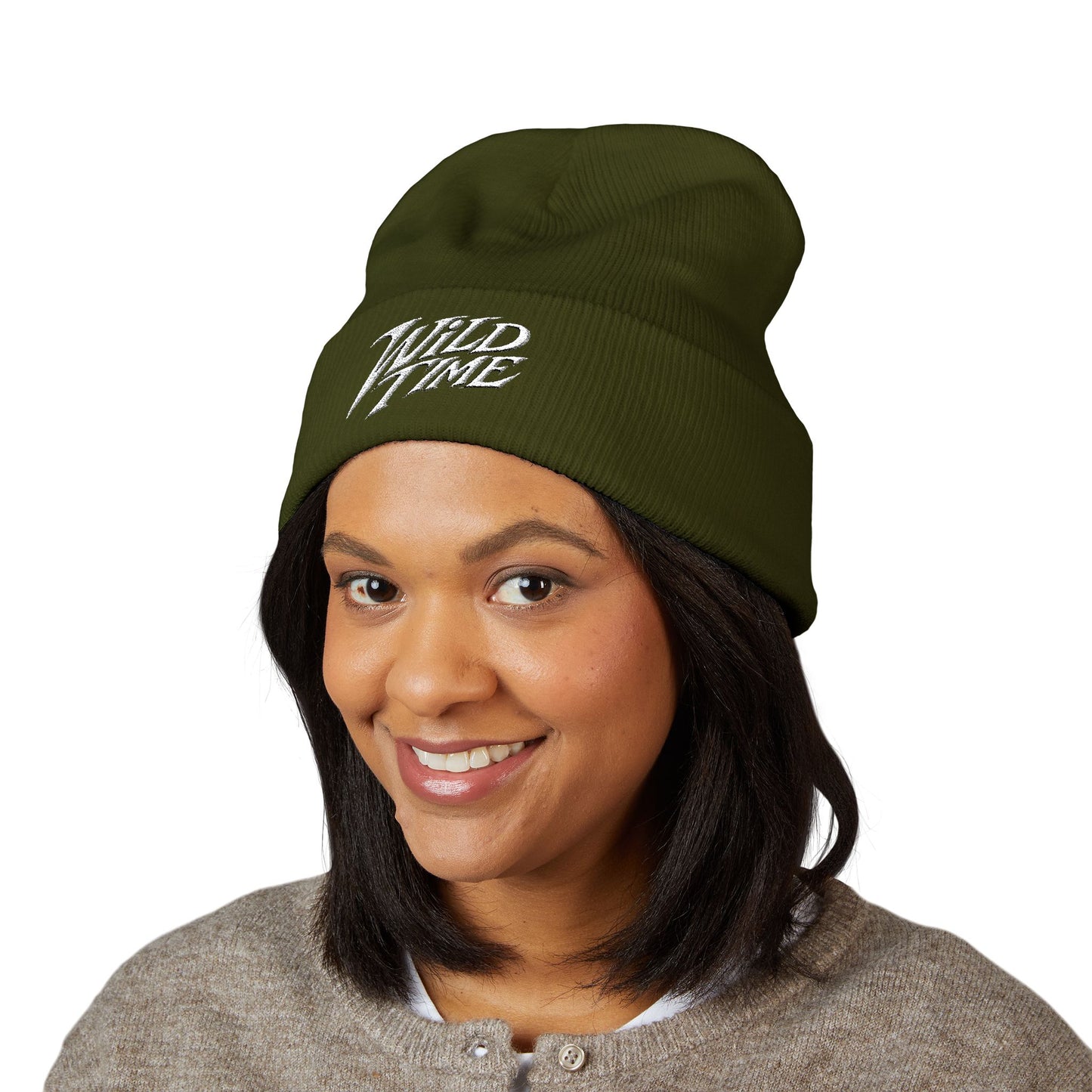 Wild Time™ Stylish Unisex Classic Cuffed Beanie - Embroidered