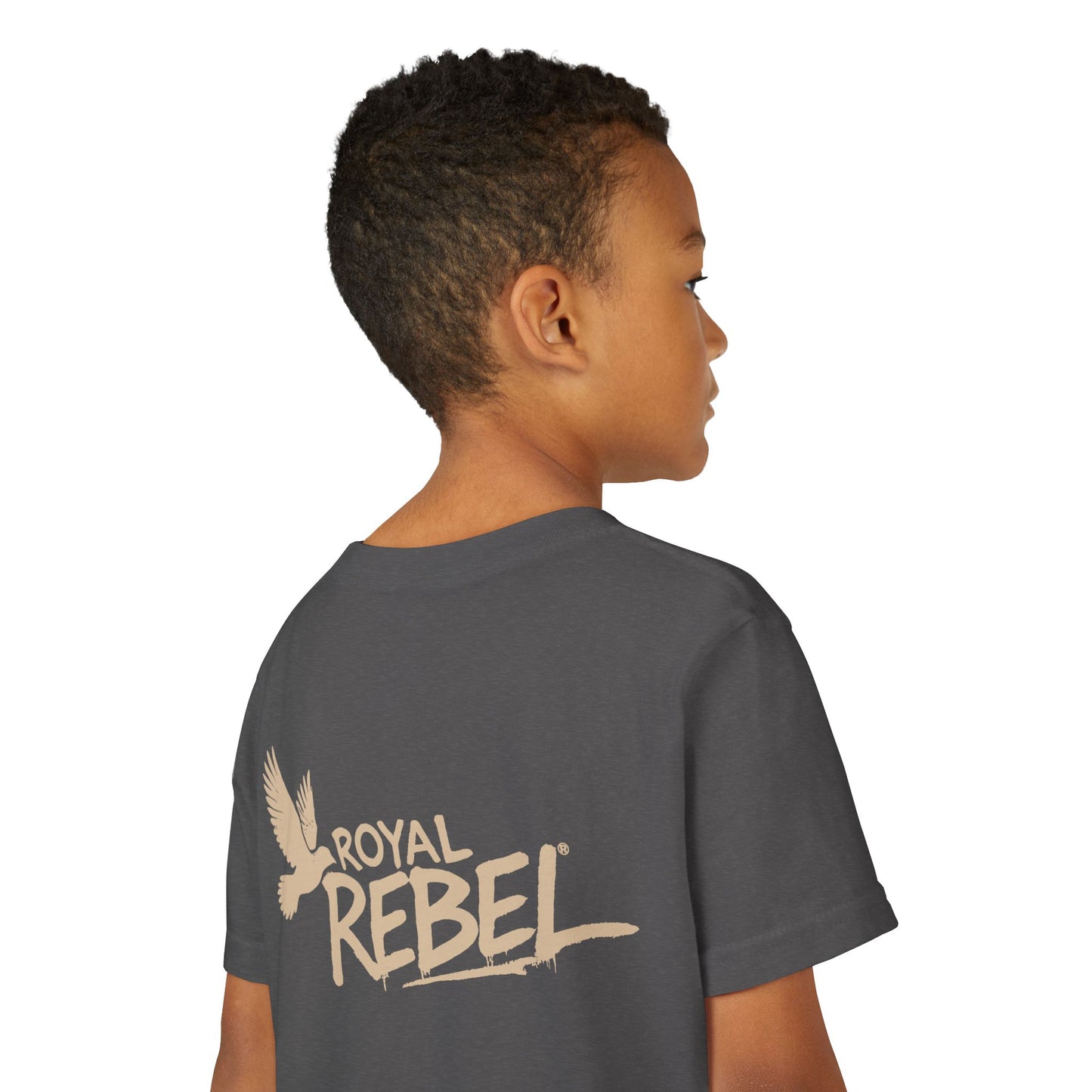 Royal Rebel Fly Youth Tee — Kids' Graphic Skate Streetwear T-Shirt
