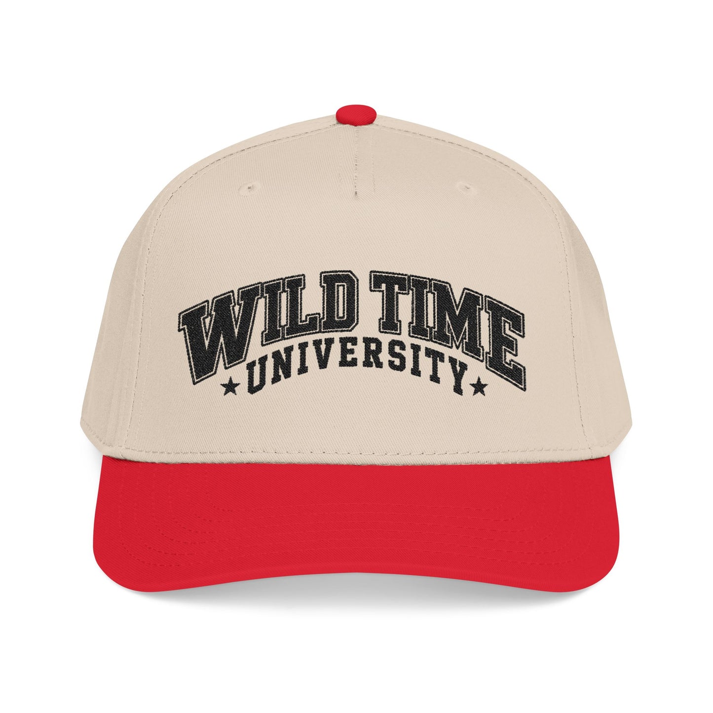 Wild Time™ University Baseball Cap - Retro Collegiate Snapback