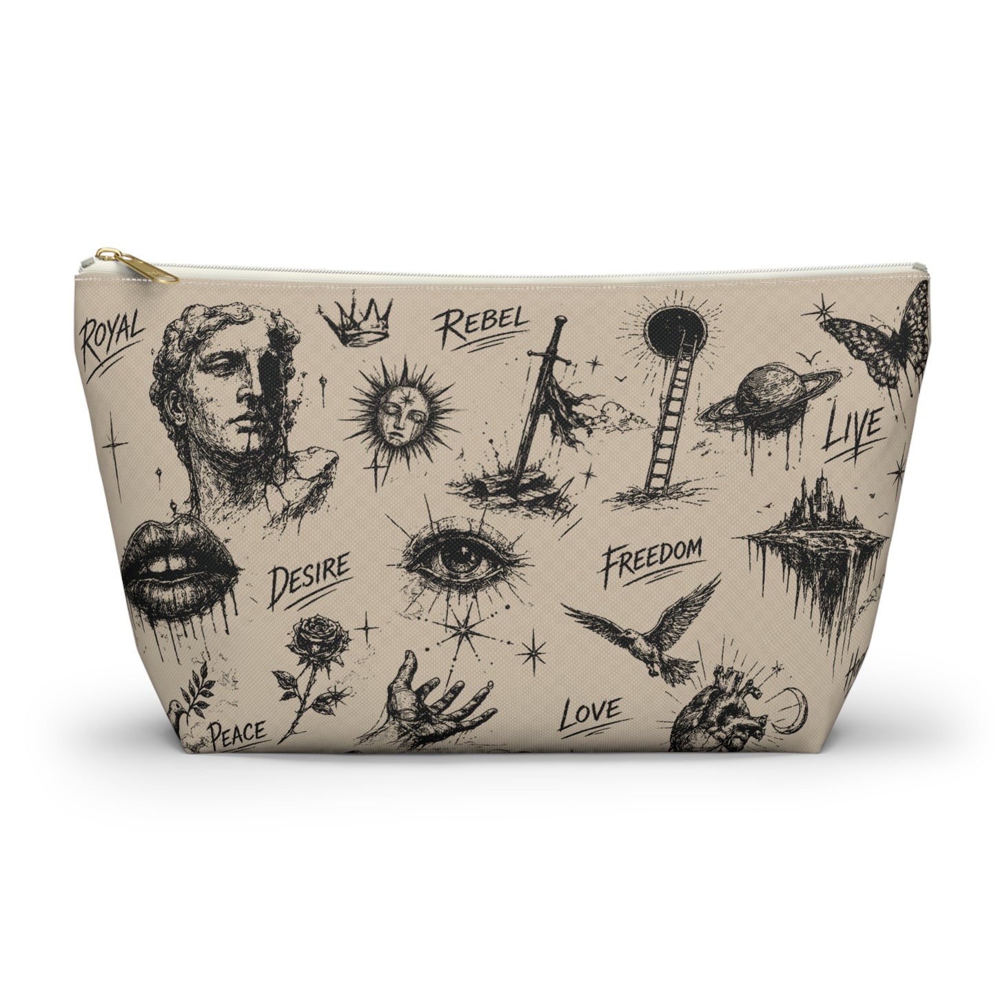 Ethereal Rebel Sketch  :  Everyday Rebel Pouch