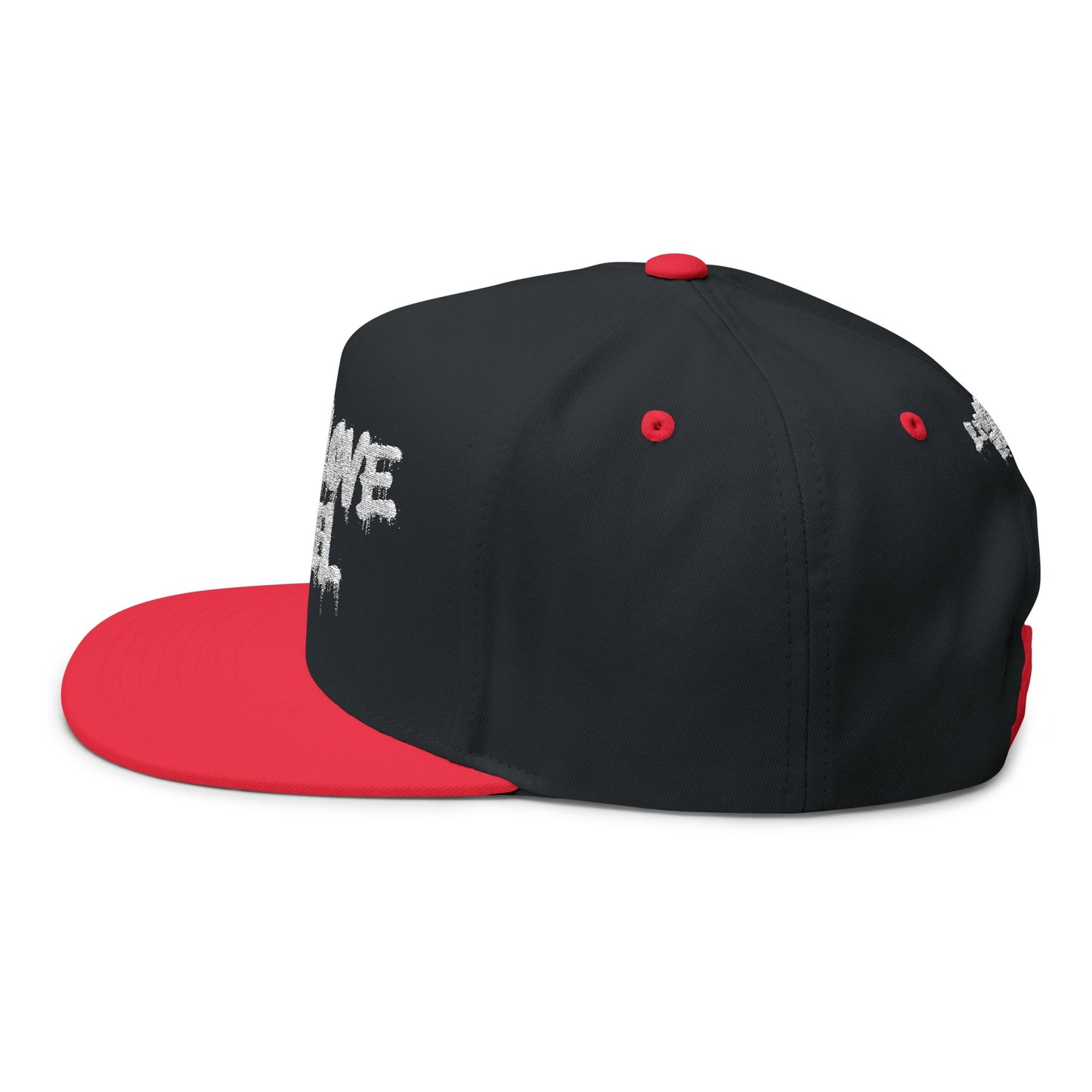 Royal Rebel® Embroidered Flat Bill Cap - Graffiti Wall