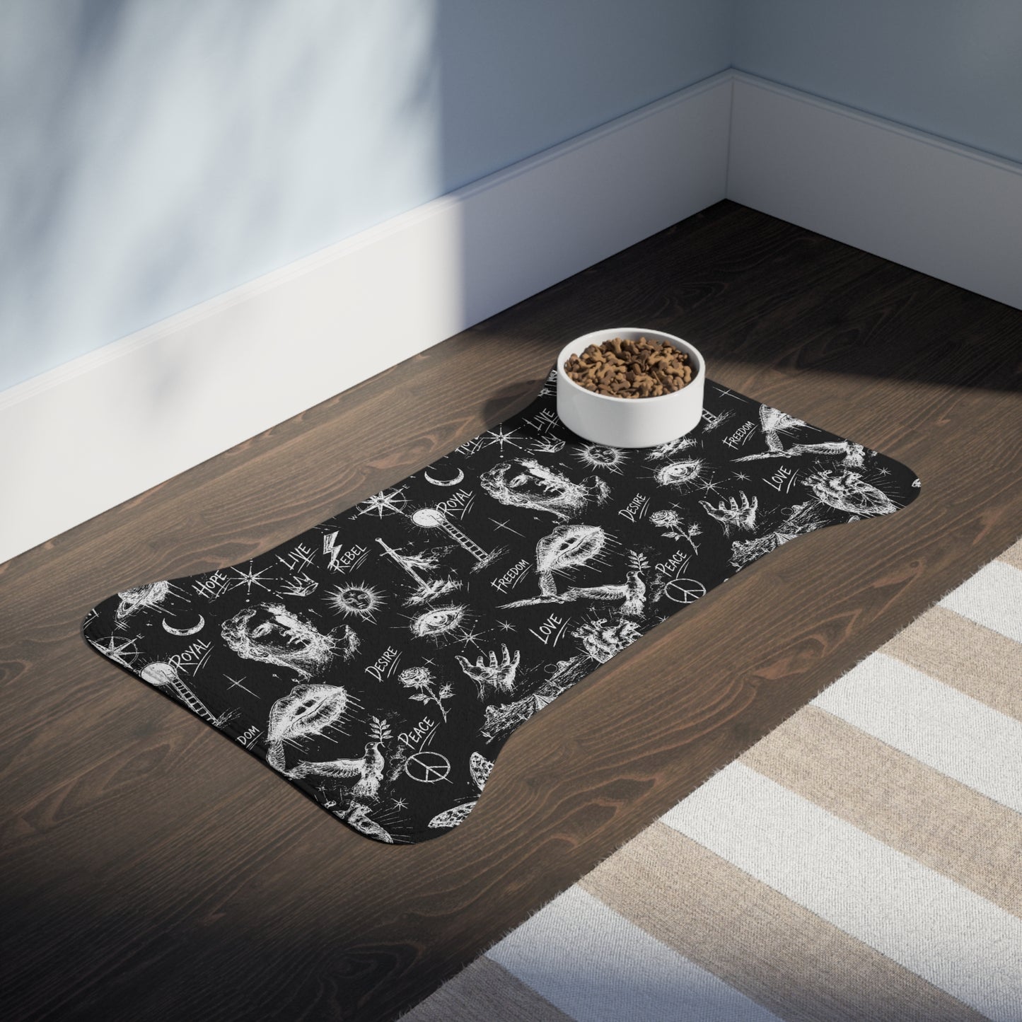 Rebel Sketch - Pet Feeding Mat