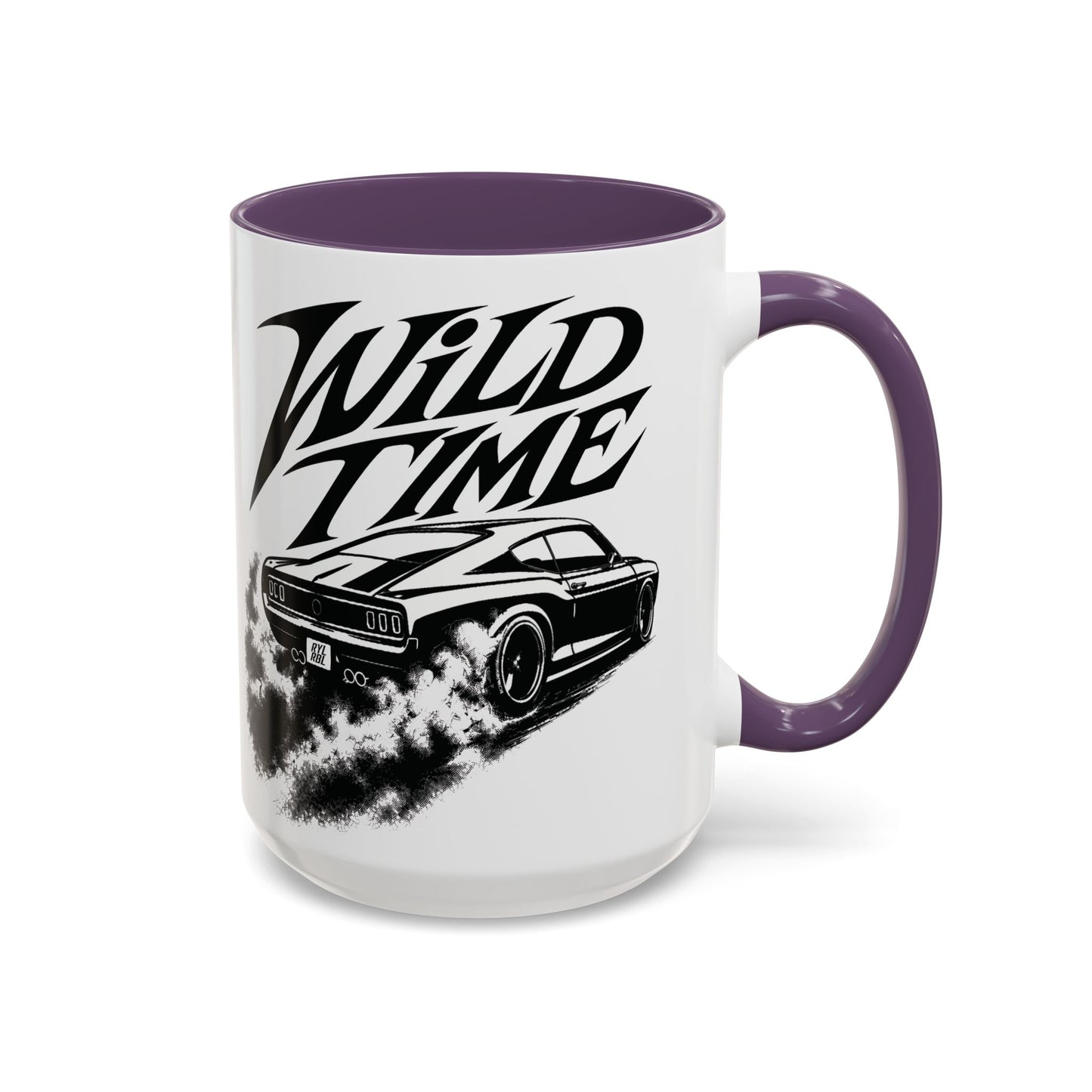 Coffee Mug - 'Wild Time' Muscle Car Accent Mug 15 oz