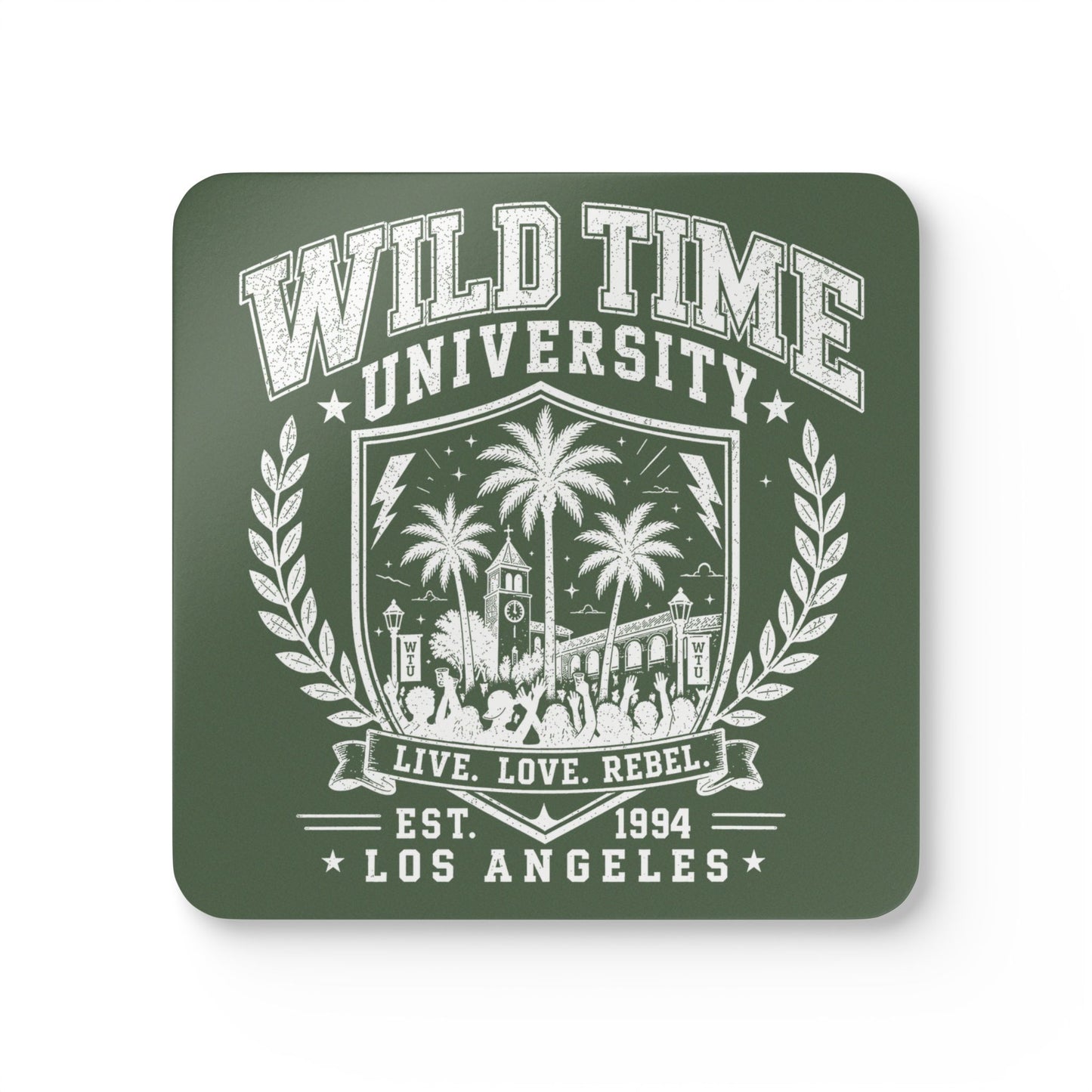 Wild Time™ University - 4 Piece Coaster Set