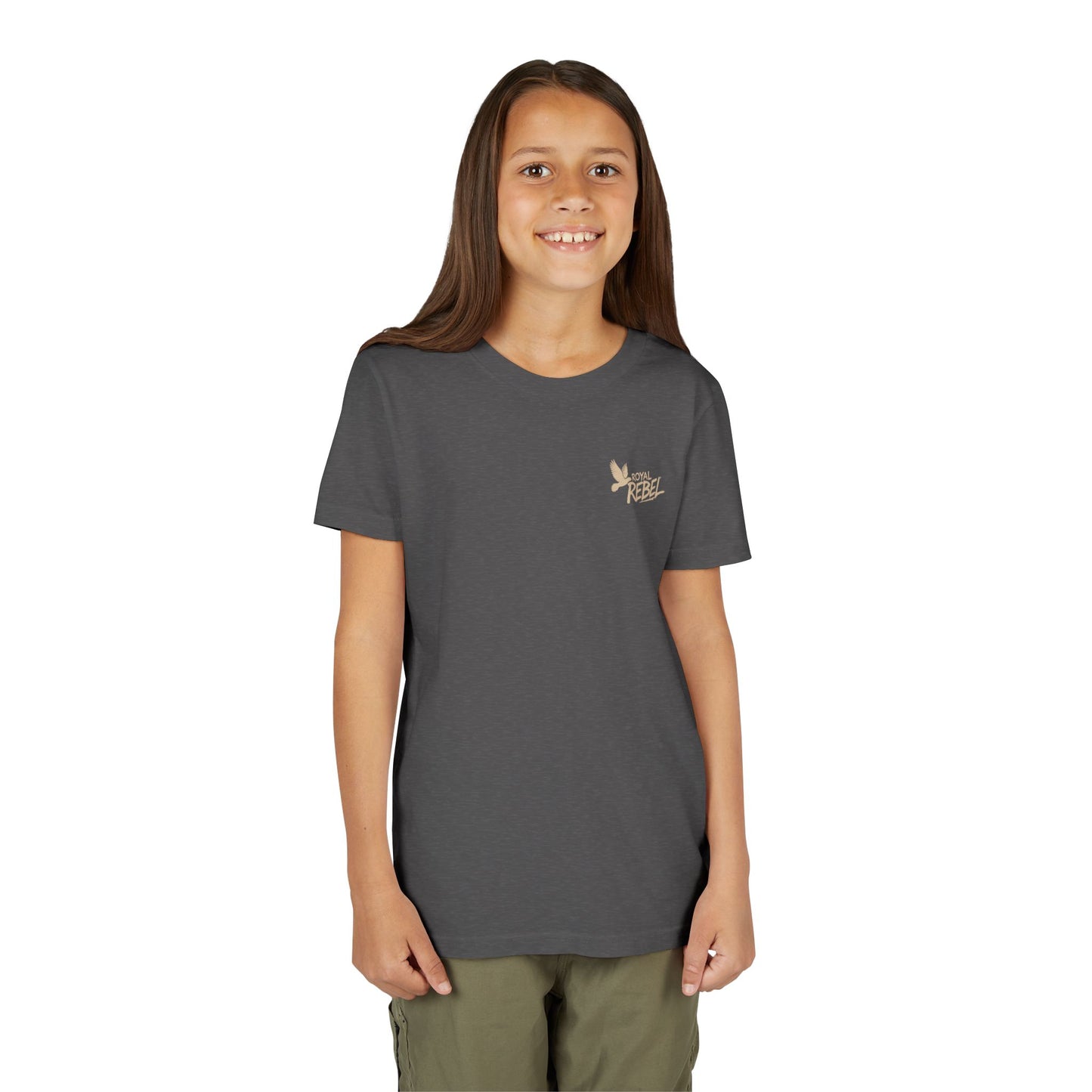 Royal Rebel Fly Youth Tee — Kids' Graphic Skate Streetwear T-Shirt