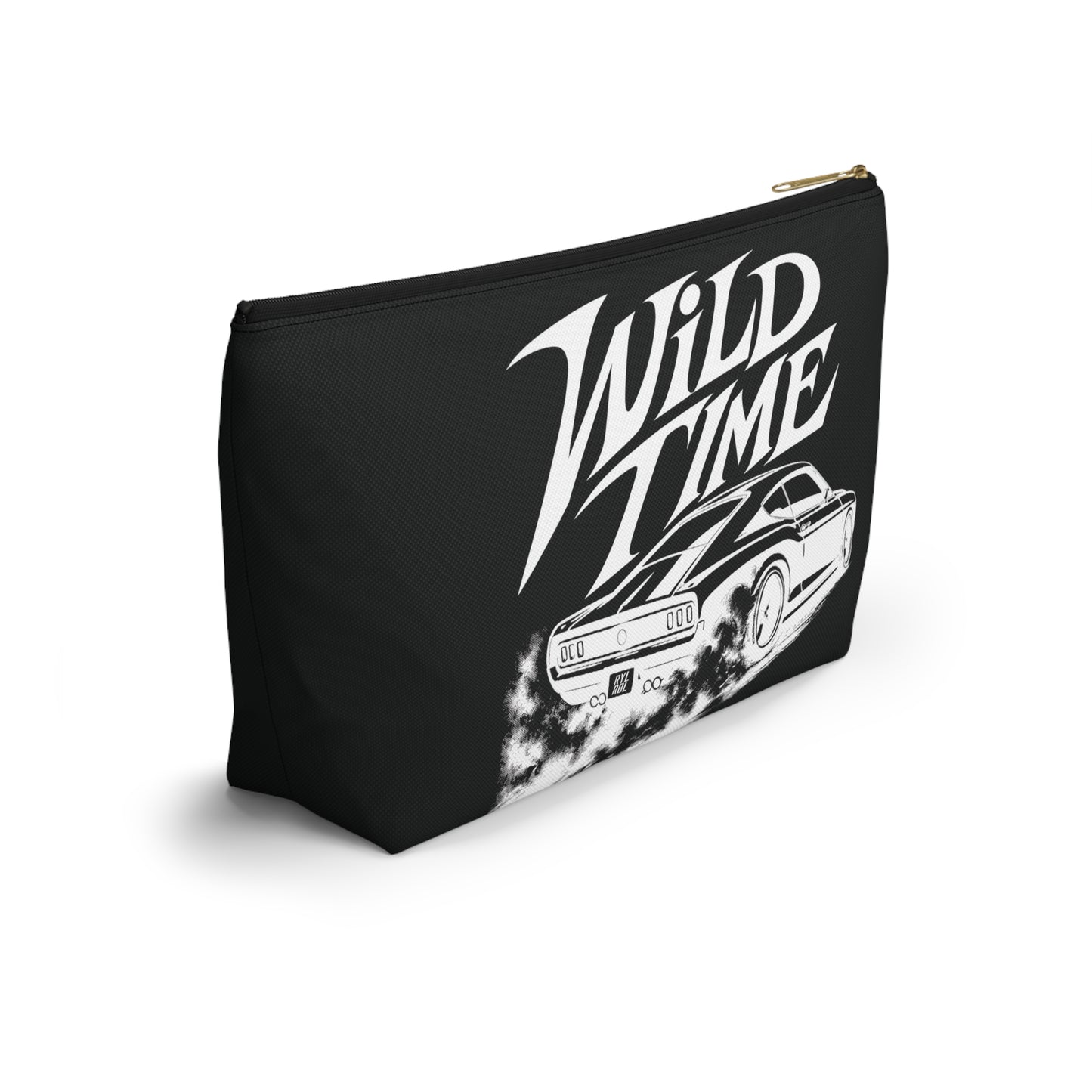 Wild Time™ Street Racer Black Accessory Pouch - Travel Zip Bag