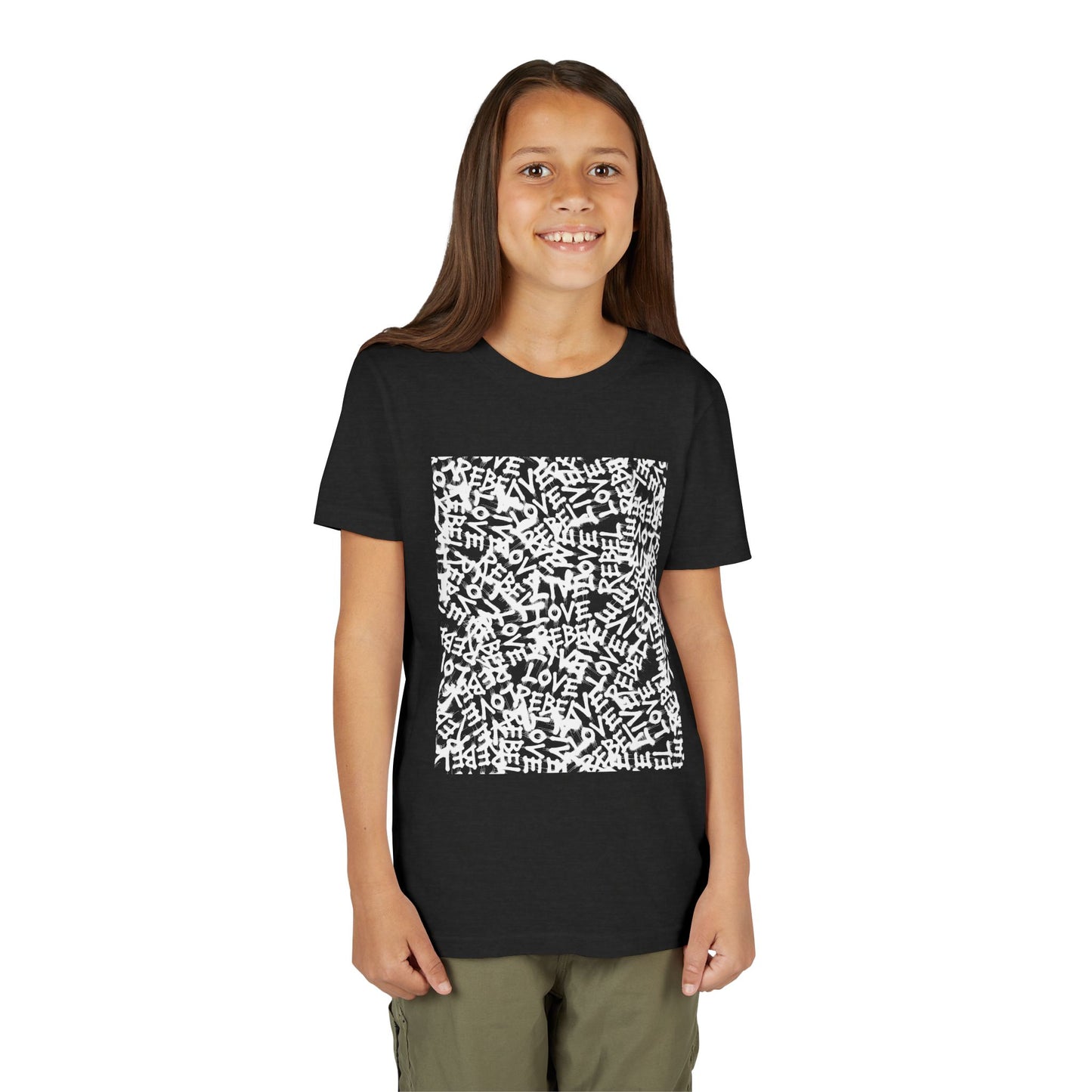 Live Love Rebel Youth Tee — Kids' Graphic Skate Streetwear T-Shirt