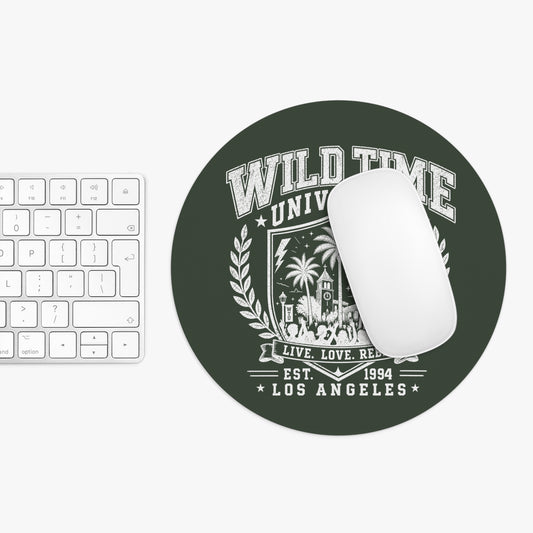 Wild Time™ University - Hunter Green Mouse Pad - Stylish & Durable