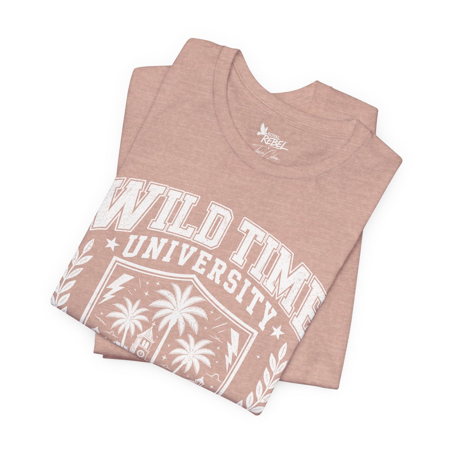 Wild Time™ University - College Inspired Graphic for the Rebel at Heart - Unisex Jersey Tee